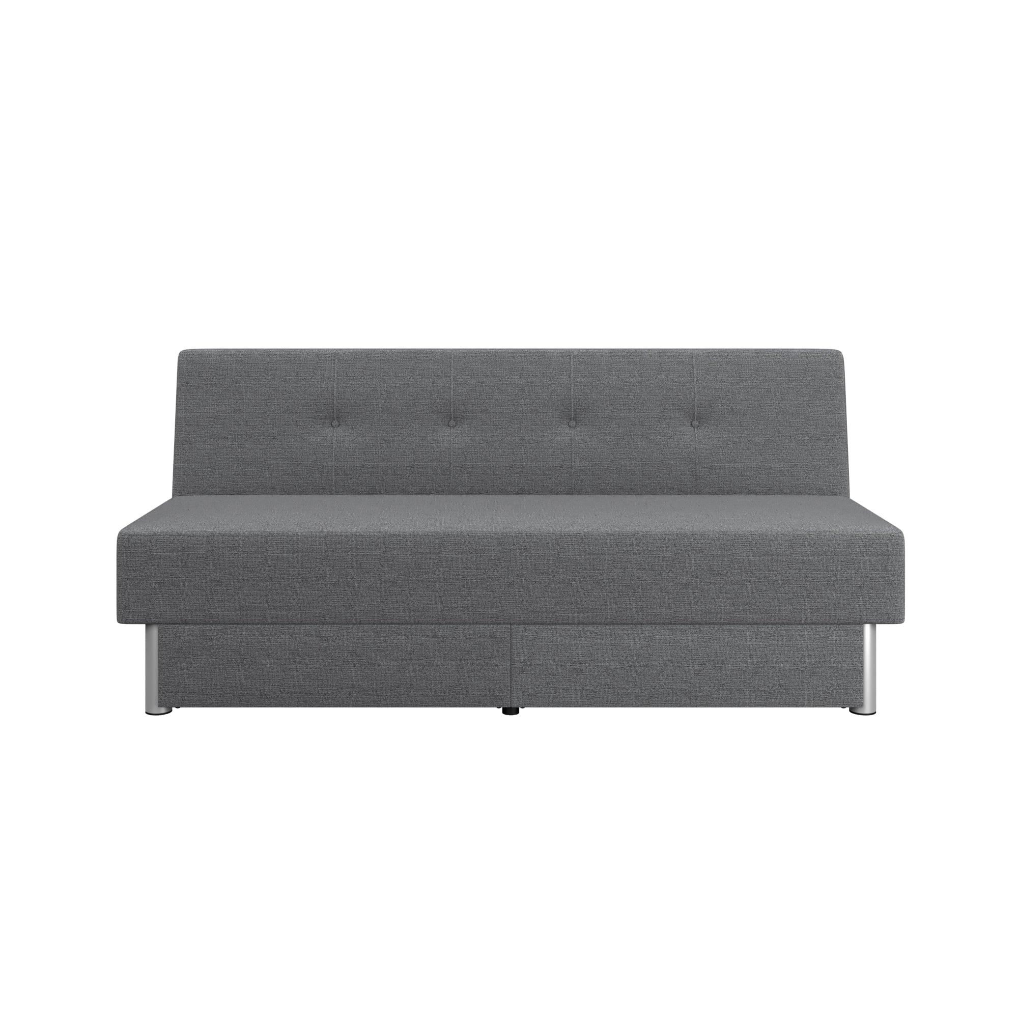 Sizeerta Windsor Futon with Sizetorage and Power, Gray Fabric