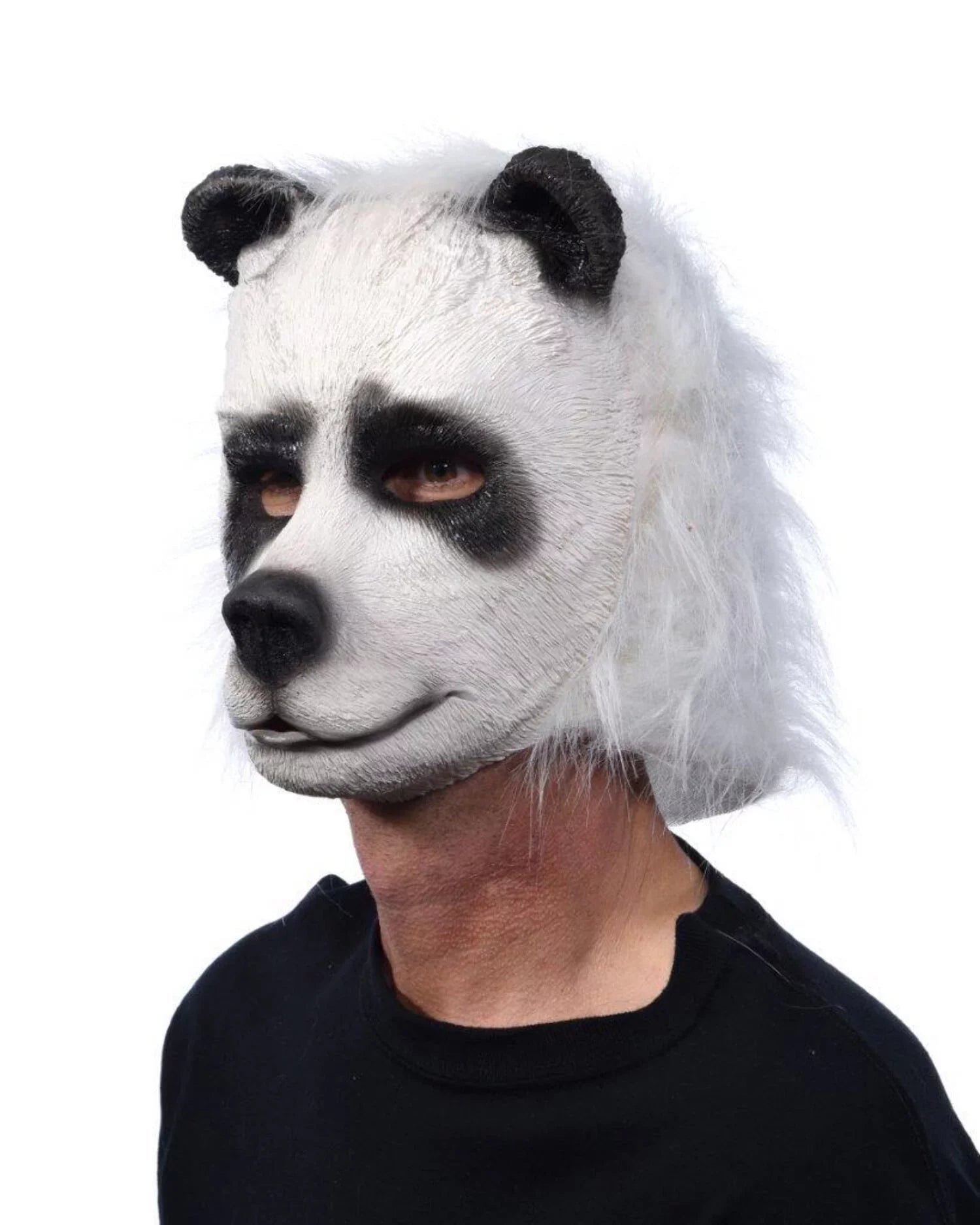 Panda Bear, Cute Black and Ivory Bear Mask