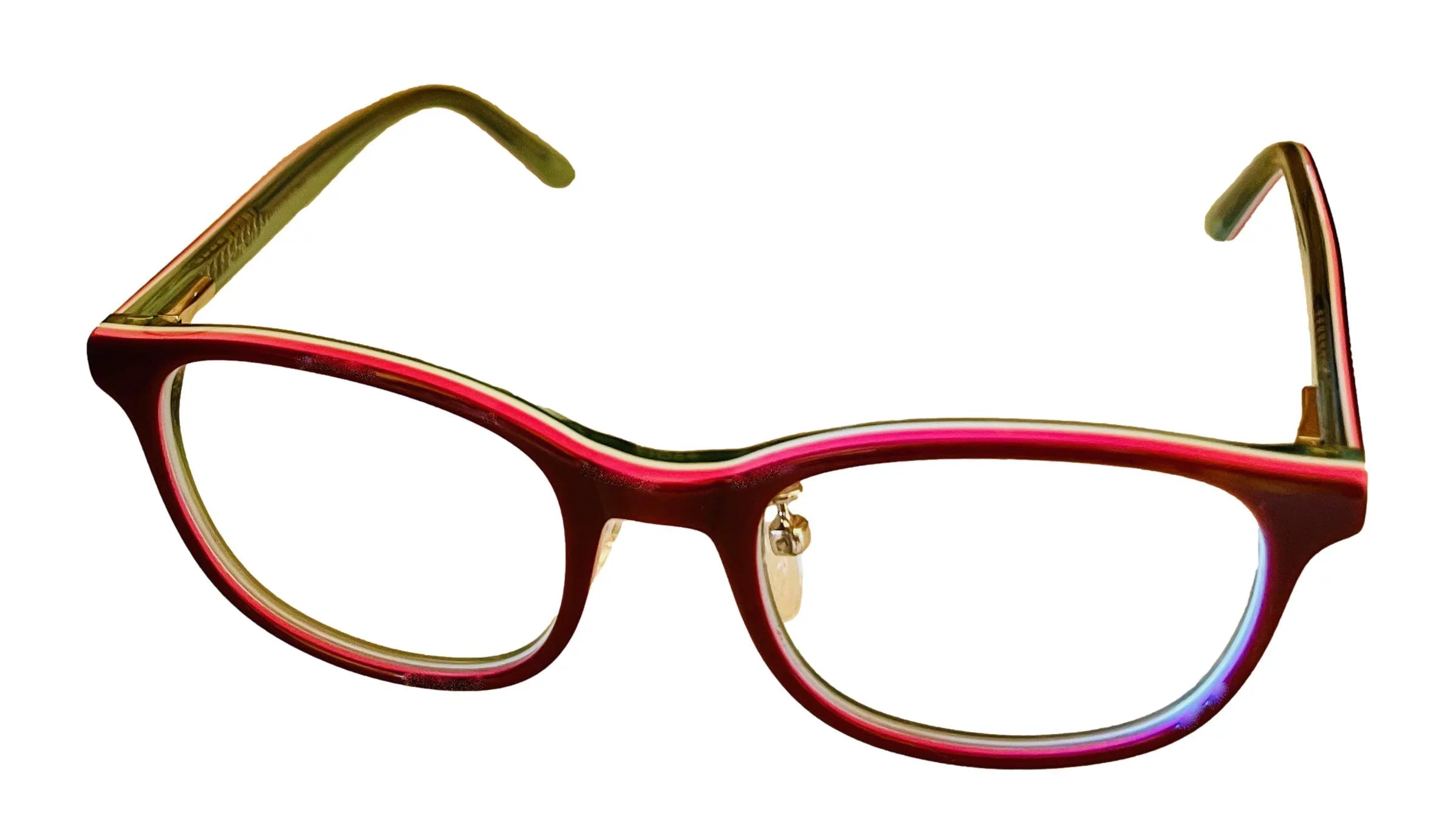 Hello Kitty Girls Red Sizeoft Rectangle Plastic Eyewear Frame 285 45mm