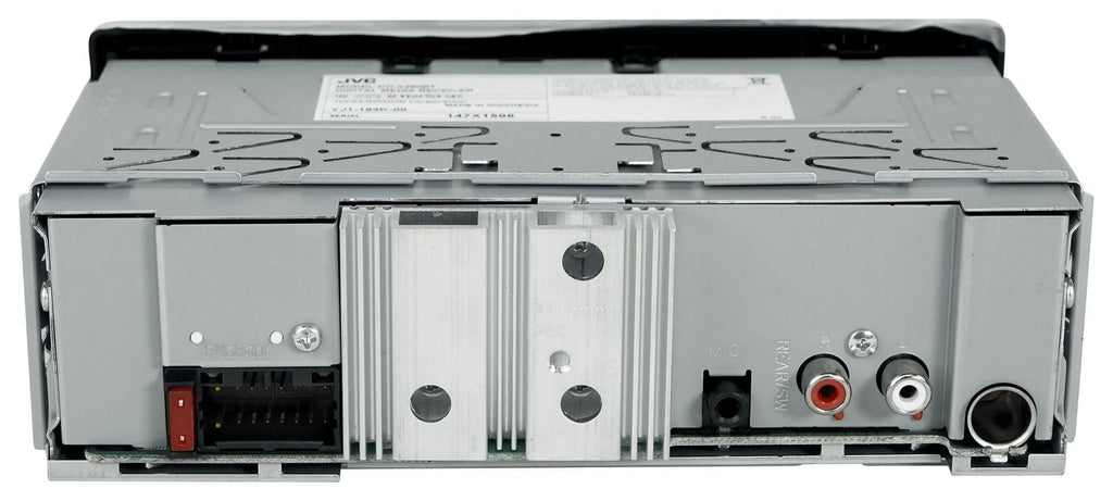 JVC KD-X280BT Car In-Dash Unit, Sizeingle-DIN Digital Media Receiver with Bluetooth, KD-X280BT