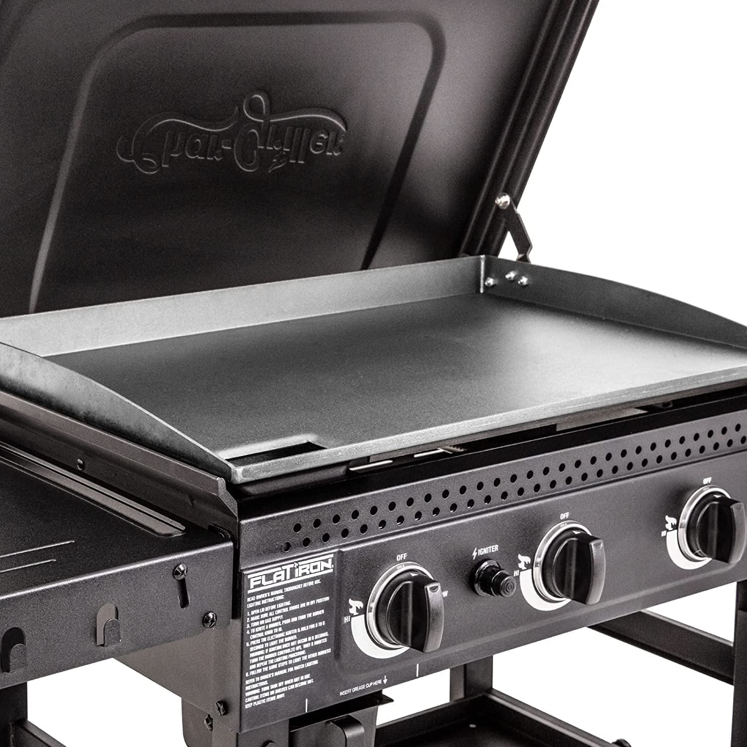 Char-Griller Flat Iron 3 Burner Griddle