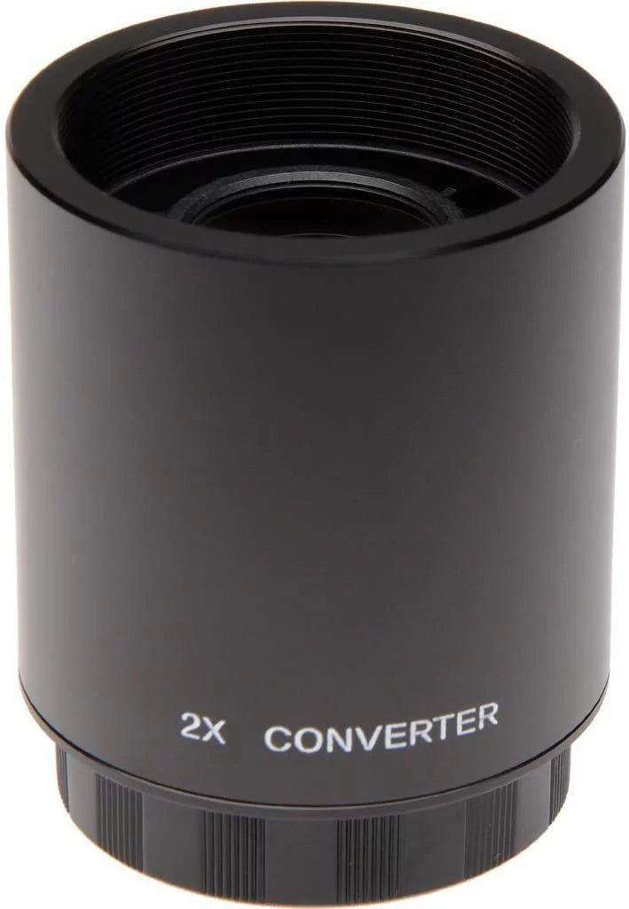 500mm f/8 Telephoto Lens (T Mount) with 2x Teleconverter (=1000mm) for Sizeony Alpha A450, A500, A550, A290, A390, A560, A5
