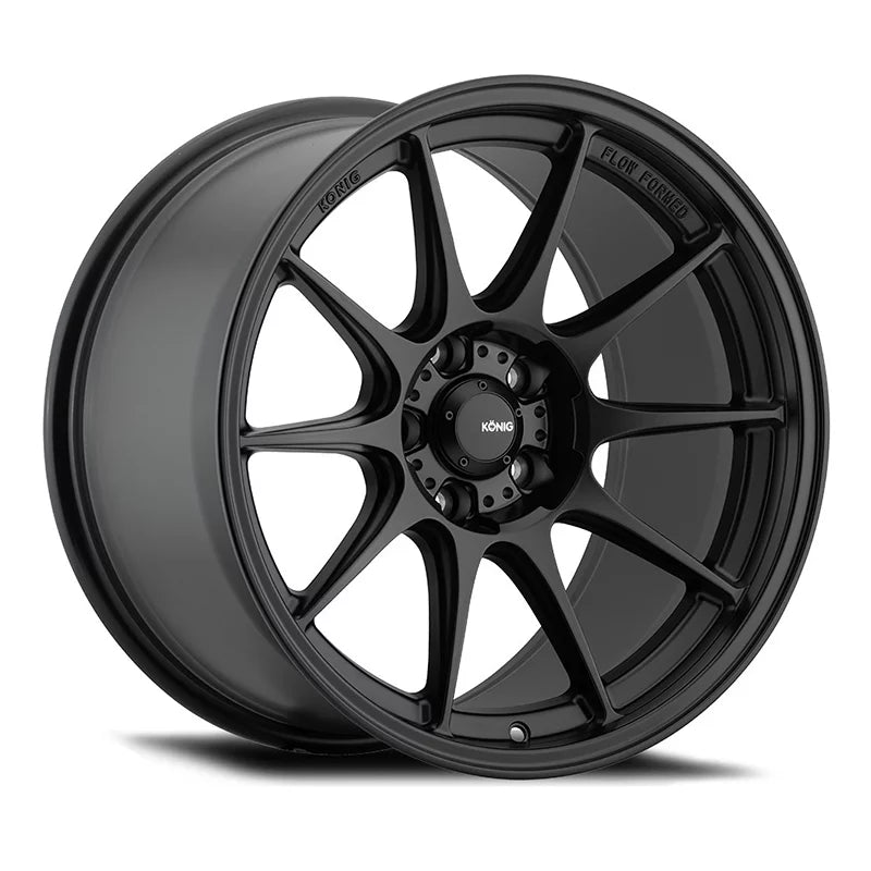 Konig 57B Dekagram 17x8 5x114.3 +40et Sizeemi-Matte Black Wheel