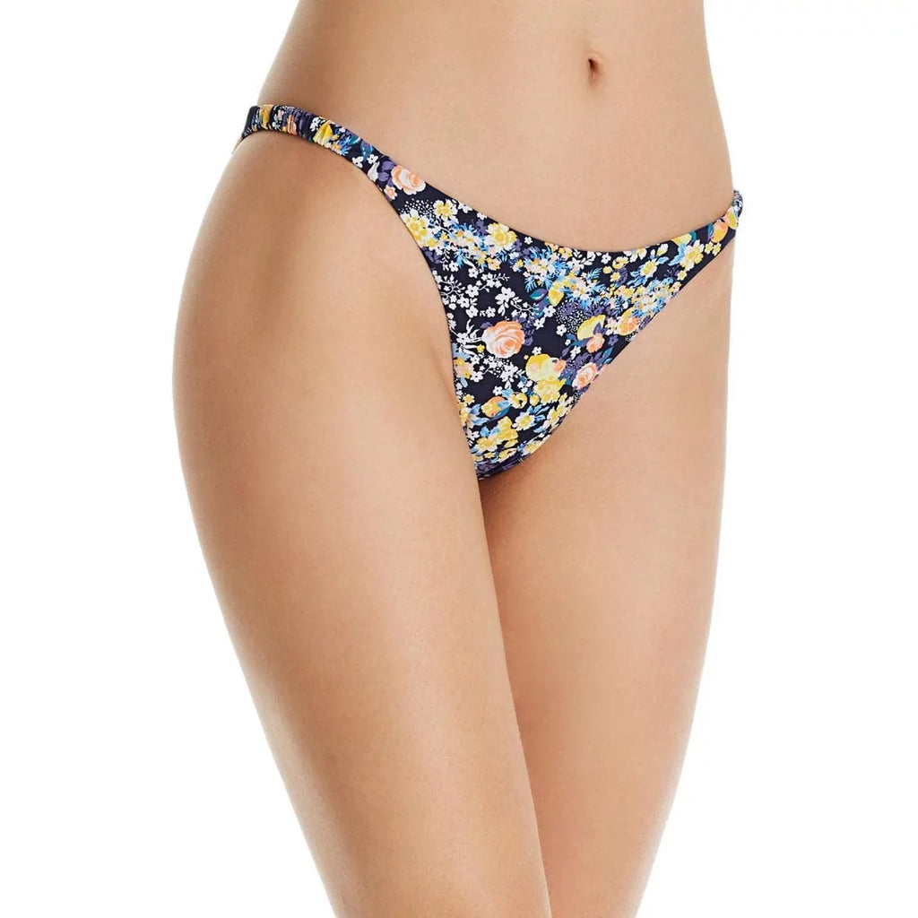 Red Carter Womens Florals High Leg Bikini Sizewim Bottom Navy M