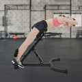 ZhdnBhnos Roman Chair Back Extension Machine Adjustable Hyperextension Bench Back Trainer