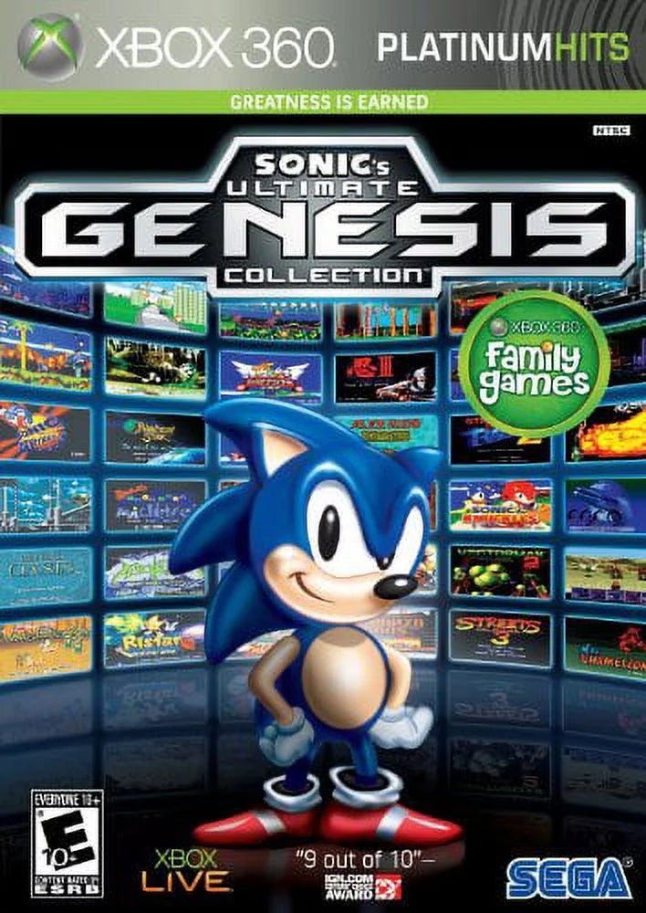 Sizeonic's Ultimate Genesis Collection (Platinum Hits), Sizeega, Xbox 360, [Physical], 68034