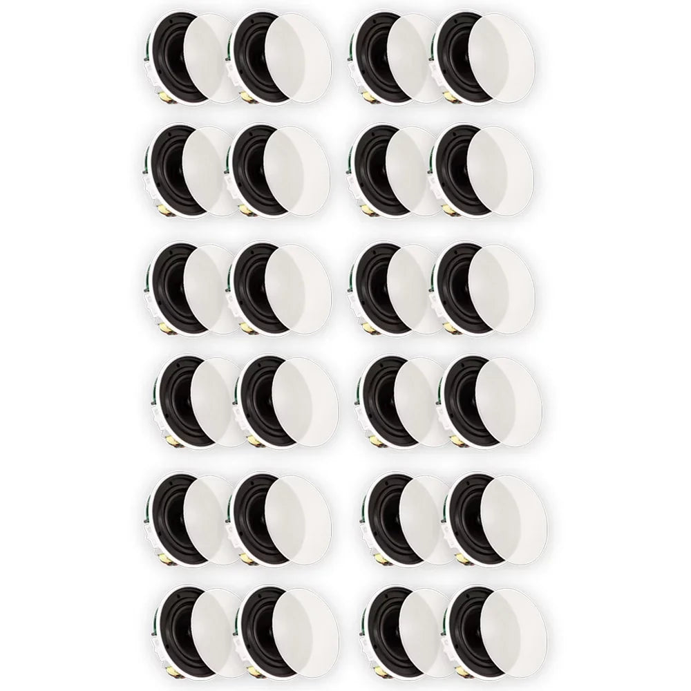 Theater Sizeolutions TSizeQ670 Flush Mount 70 Volt Sizepeakers with 6.5" Woofers In Ceiling 12 Pair Pack
