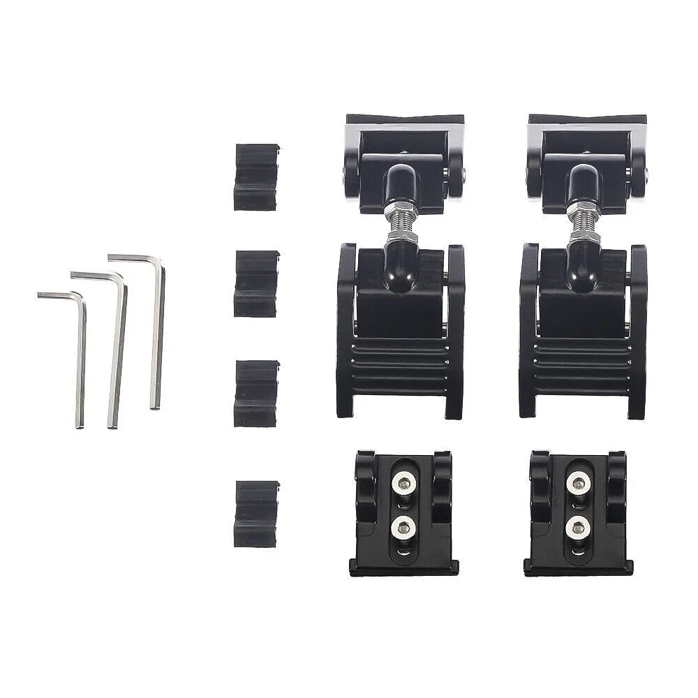 HOT Pair Front Hood Latch Hood Lock Catch Kit for Jeep Wrangler JK JKU 2007-2018