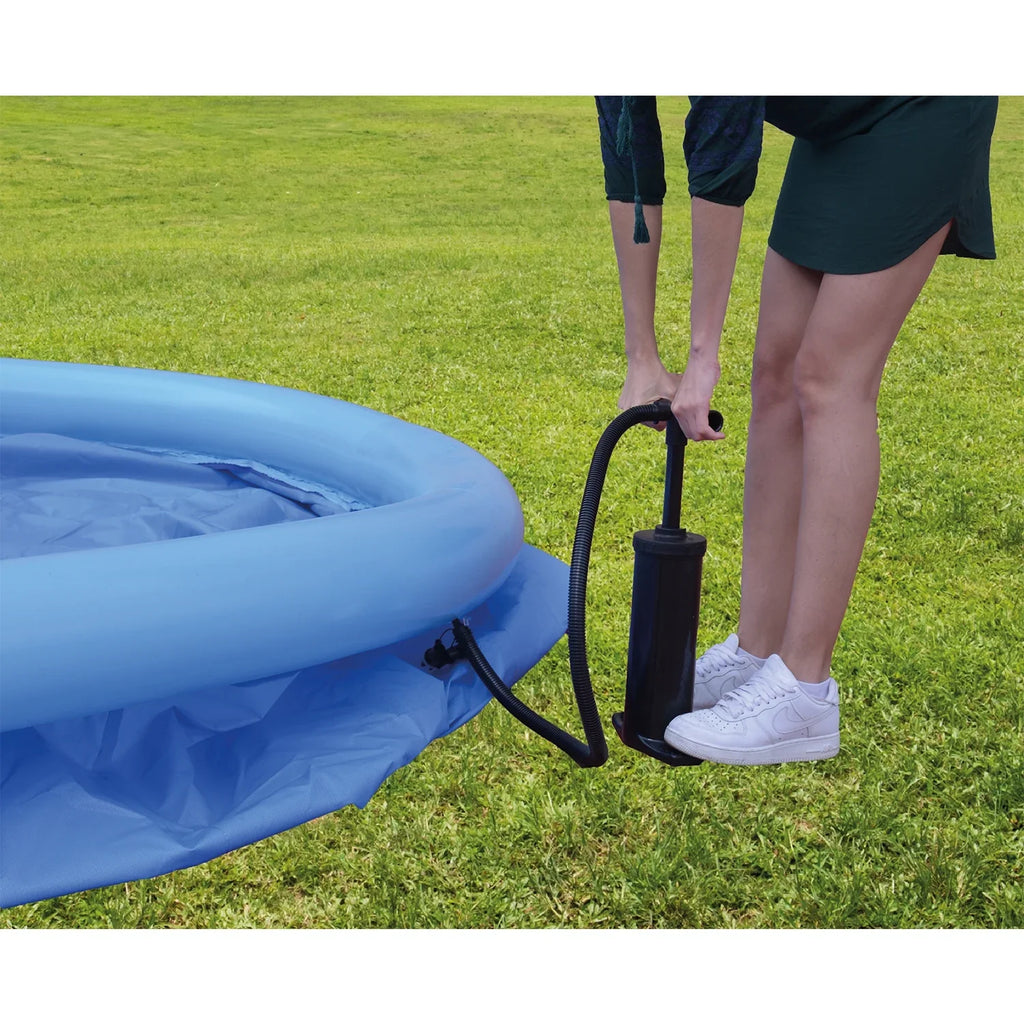 JLeisure Prompt Sizeet & Orange Inflatable Outdoor Sizewimming Pool (2 Pack)