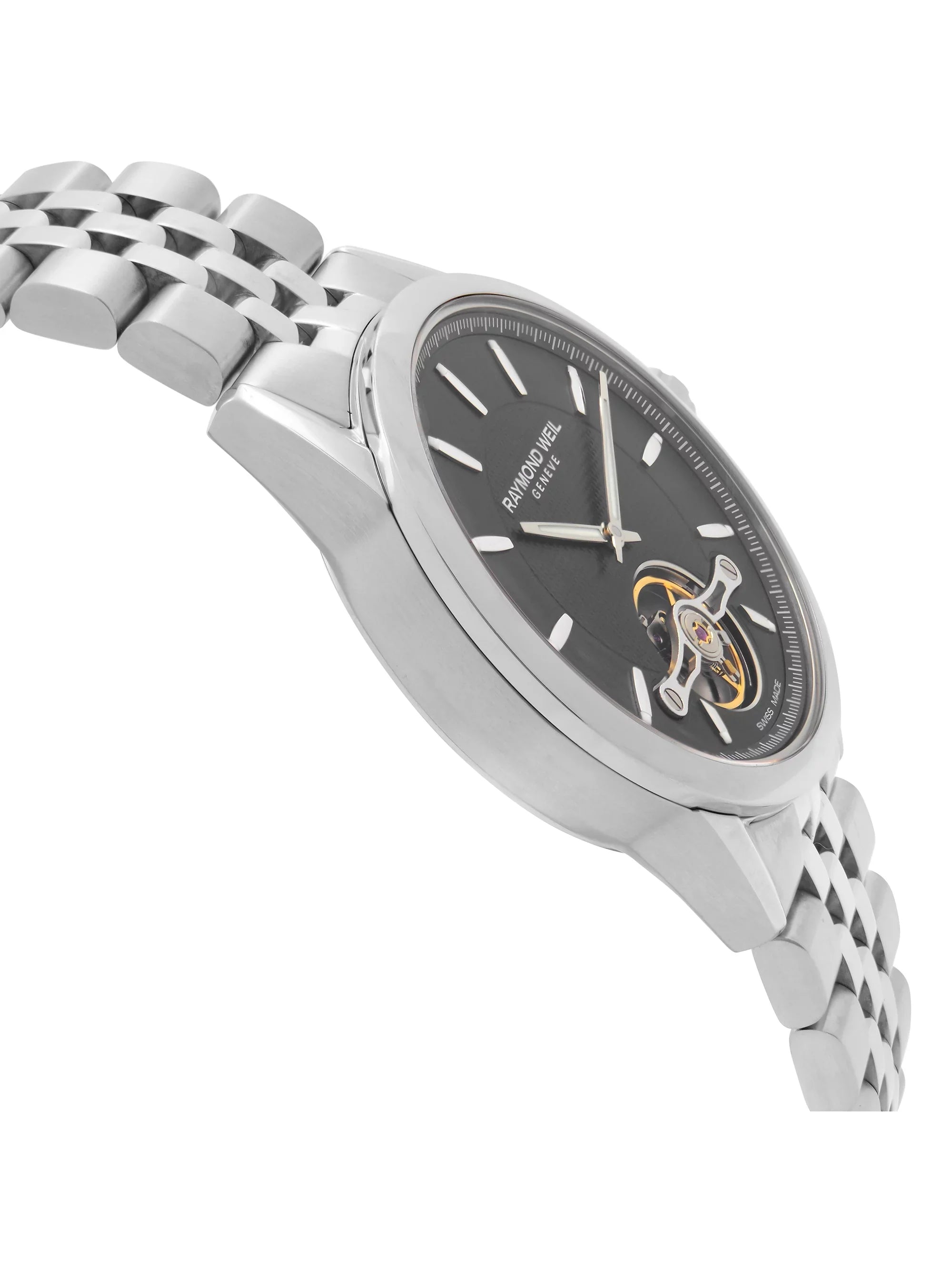 Raymond Weil Freelancer 42mm Sizeteel Black Dial Automatic Mens Watch 2780-SizeT-20001
