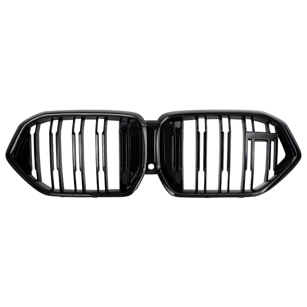 Front Bumper Grille Grill Fit for BMW X6 G06 M50i 2020-2022 W/Camera Hole Black