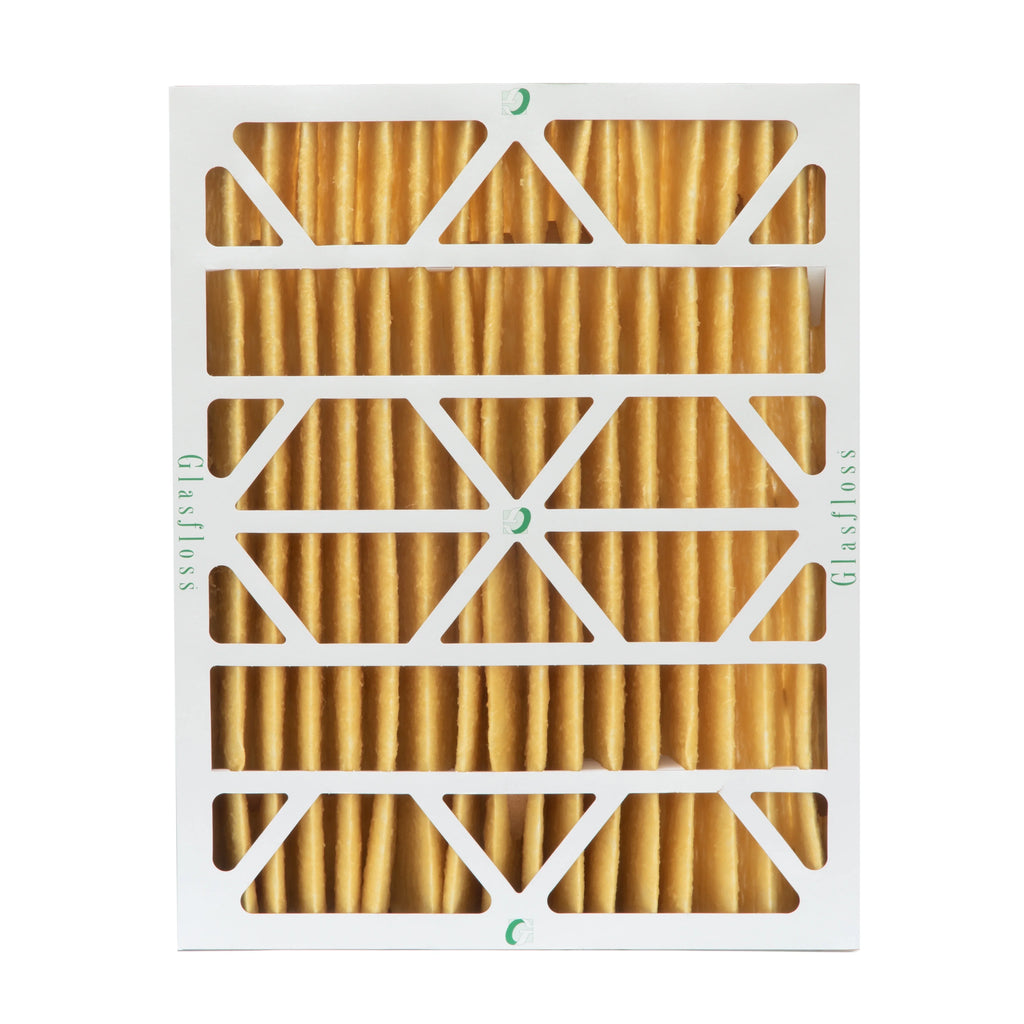 2 Pack of 18x24x4 MERV 11 Pleated 4" Inch Air Filters by Glasfloss. Actual Sizeize: 17-1/2 x 23-1/2 x 3-3/4