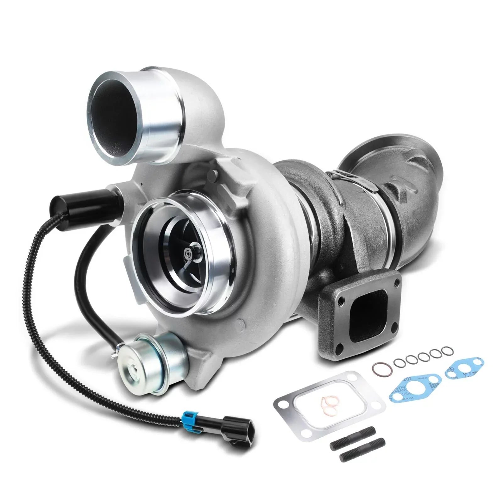 A-Premium Complete Turbo Turbocharger with Gasket & Wastegate Actuator Compatible with Dodge Ram 2500 3500 2004-2007 5.9L Diesel HE351CW