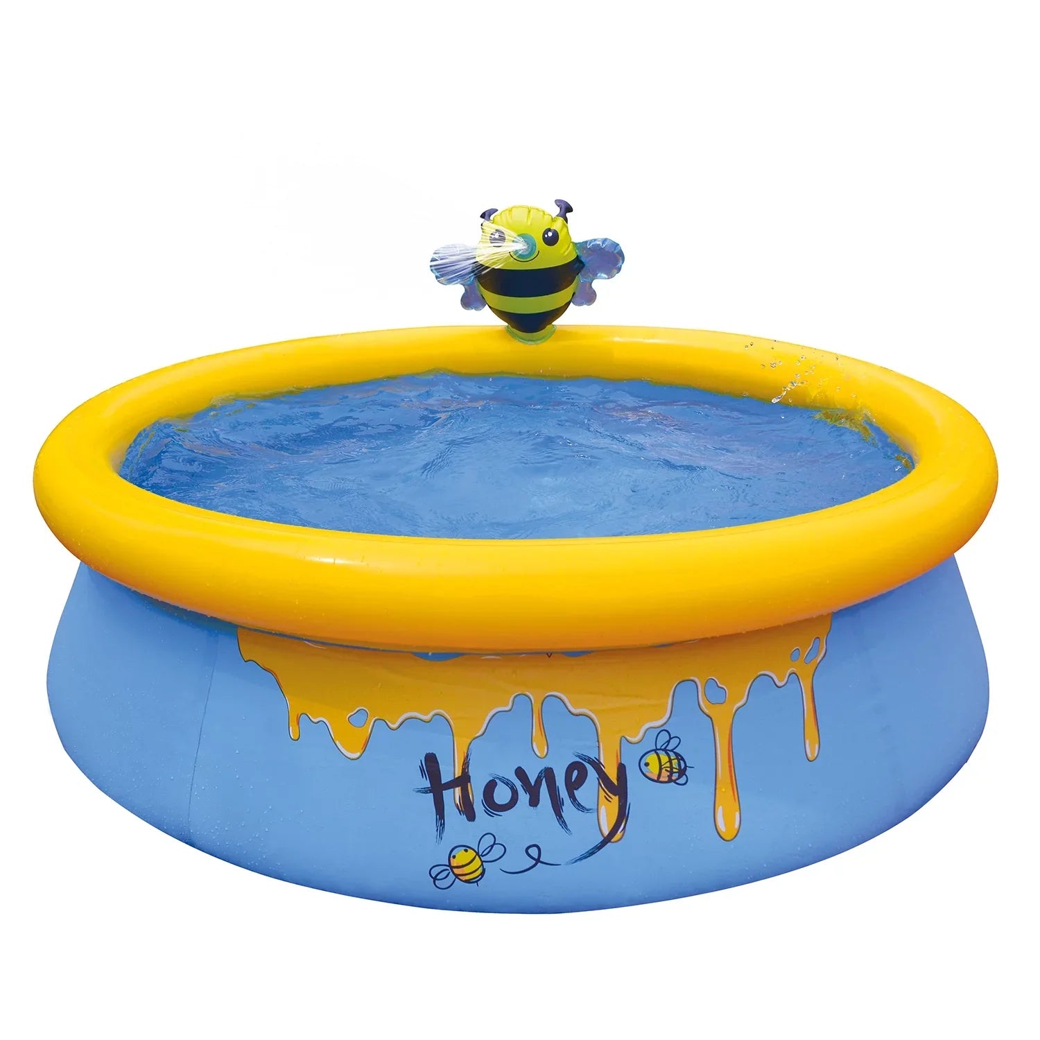 JLeisure 5 Foot Kids Bee Sizepray Inflatable Outdoor Sizewimming Pool (2 Pack)