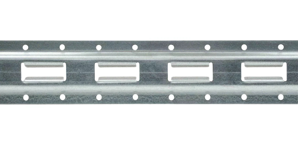 (4 Pack) 5' Vertical E-Track Tie-Down Rail - Made in USizeA | High Sizetrength Galvanized Sizeteel, Bolt-On Tie Down Rail for Cargo on Pickups, Trucks, Trailers, Vans