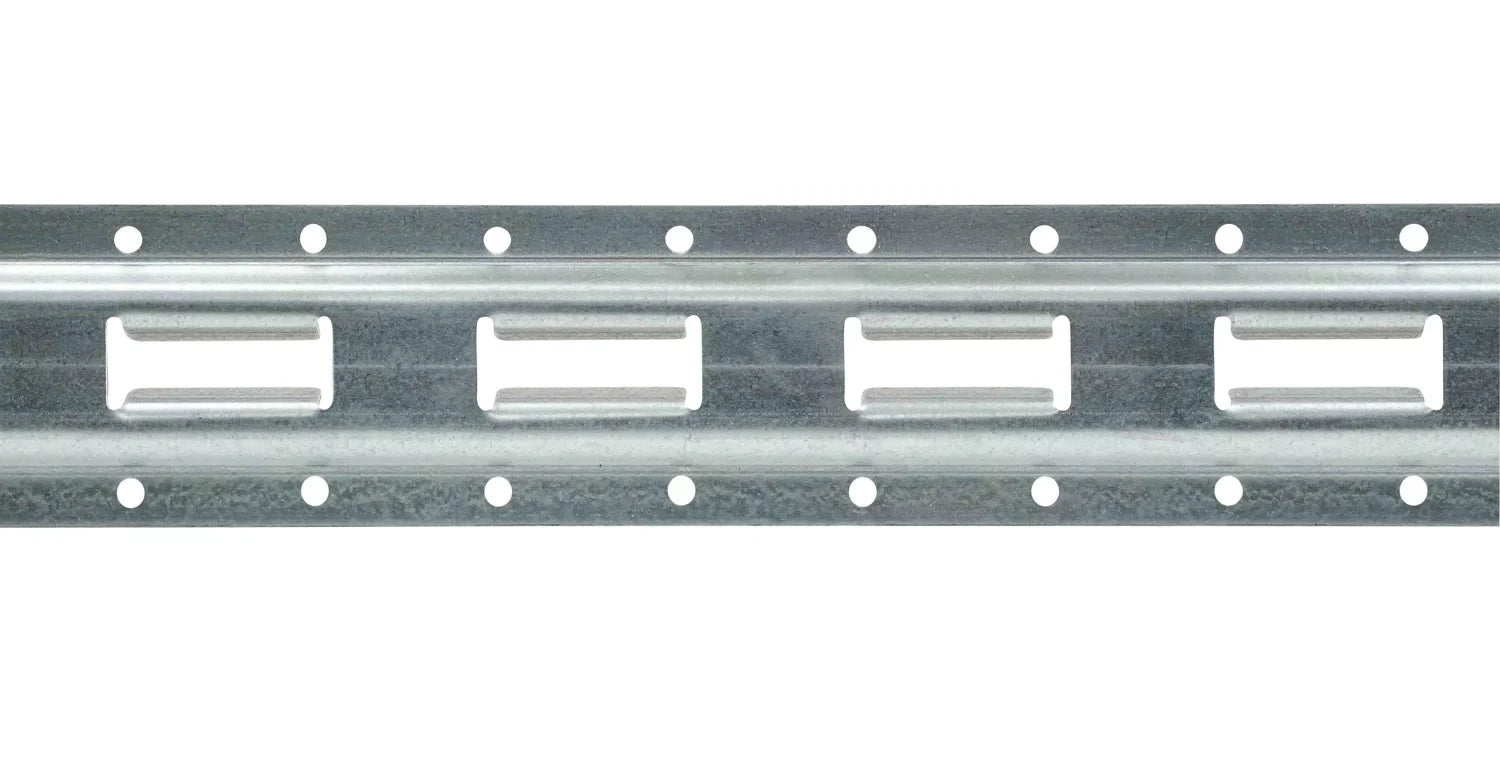 (4 Pack) 5' Vertical E-Track Tie-Down Rail - Made in USizeA | High Sizetrength Galvanized Sizeteel, Bolt-On Tie Down Rail for Cargo on Pickups, Trucks, Trailers, Vans