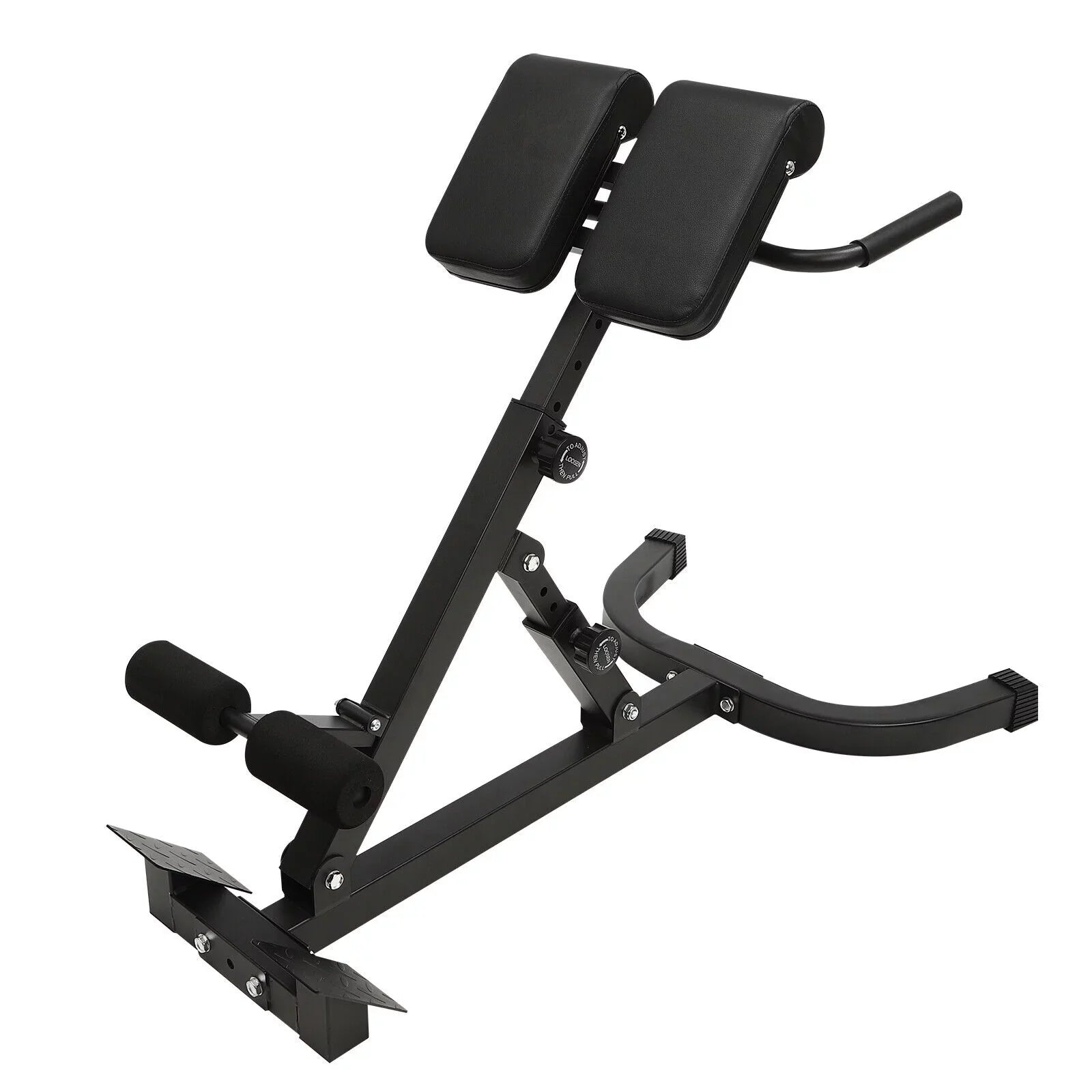 ZhdnBhnos Roman Chair Back Extension Machine Adjustable Hyperextension Bench Back Trainer