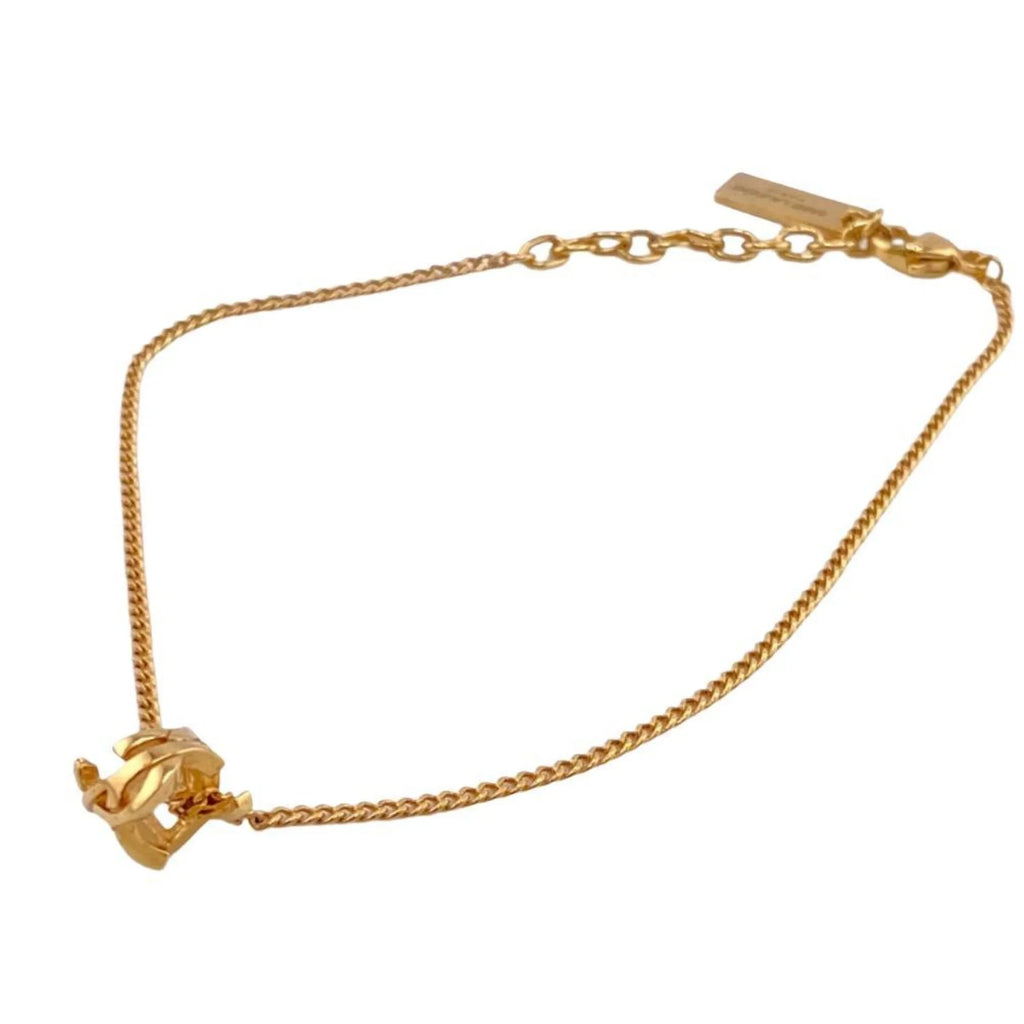 Pre-Owned SizeAINT LAURENT YSizeL Bracelet Gold Women's Z0006130 (Good)