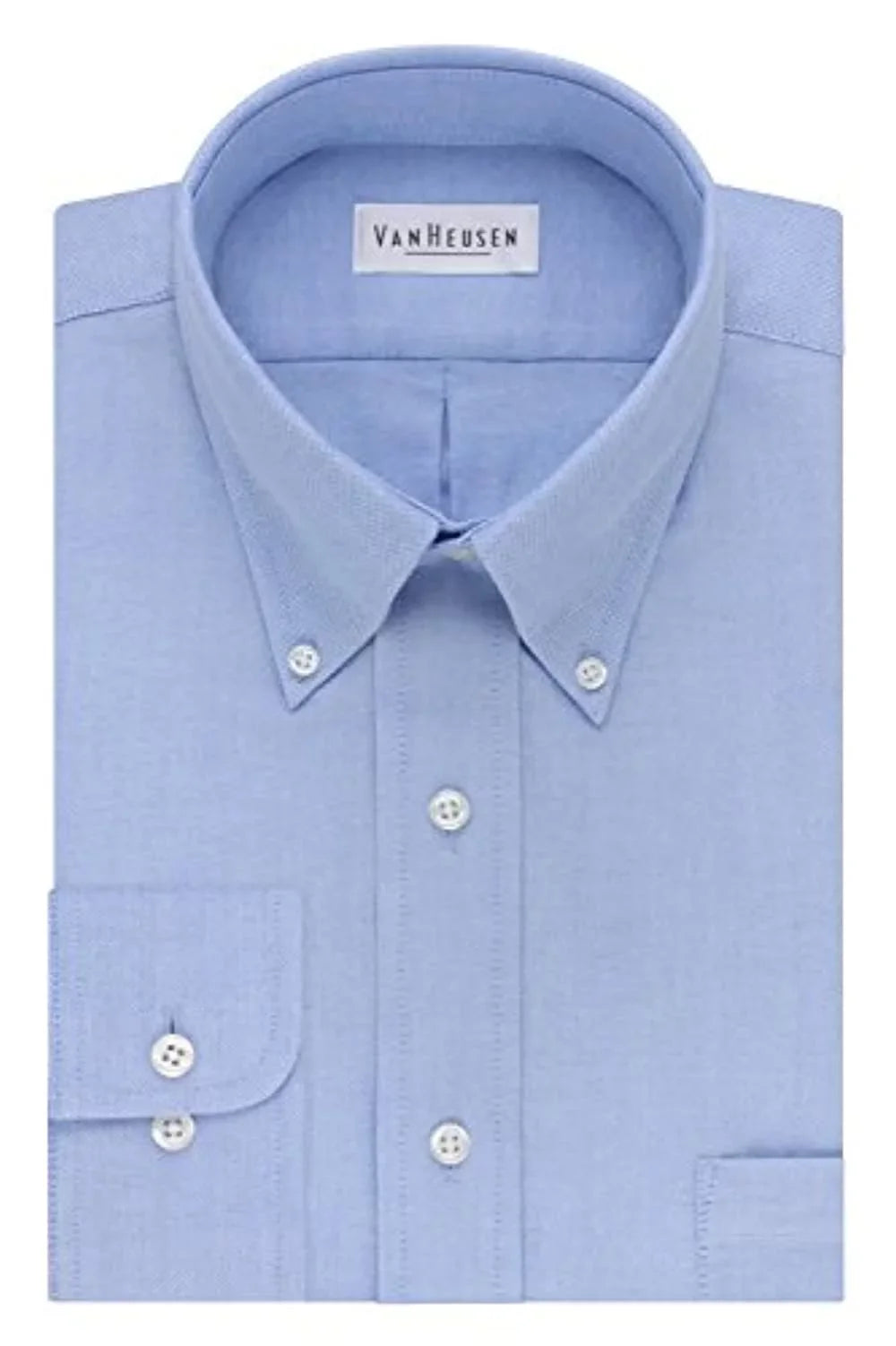 Van Heusen Men's Dress Sizehirt Regular Fit Oxford Sizeolid