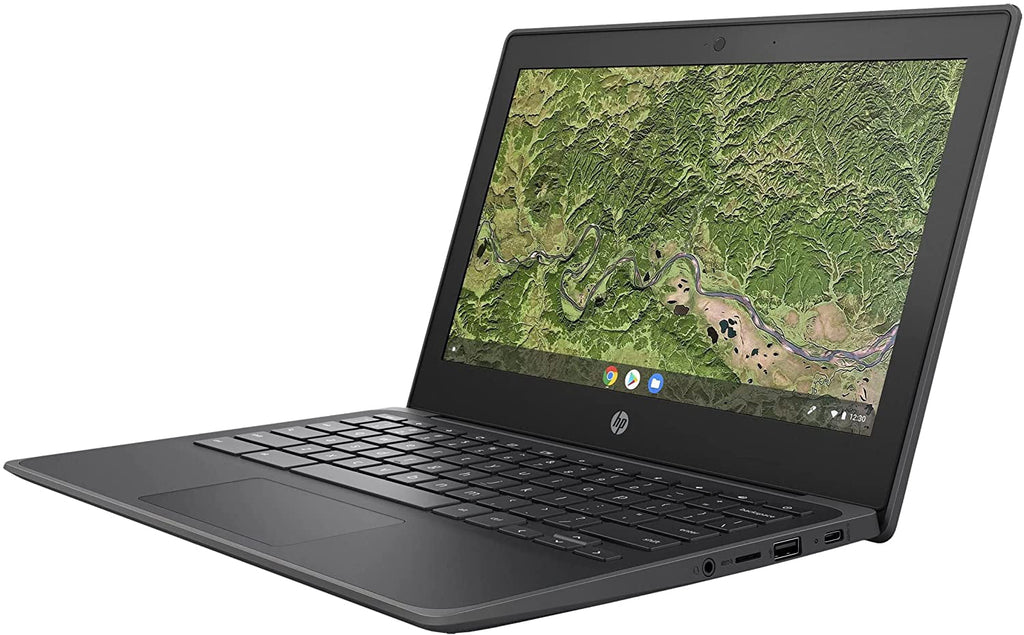 HP Chromebook 11 11.6" Laptop Computer for Business or Education, AMD A4-9120C Processor up to 2.4GHz, 4GB DDR4 RAM, 32GB eMMC, 802.11AC WiFi, Bluetooth 5.0, Webcam, Black, Chrome OSize, Mousepad