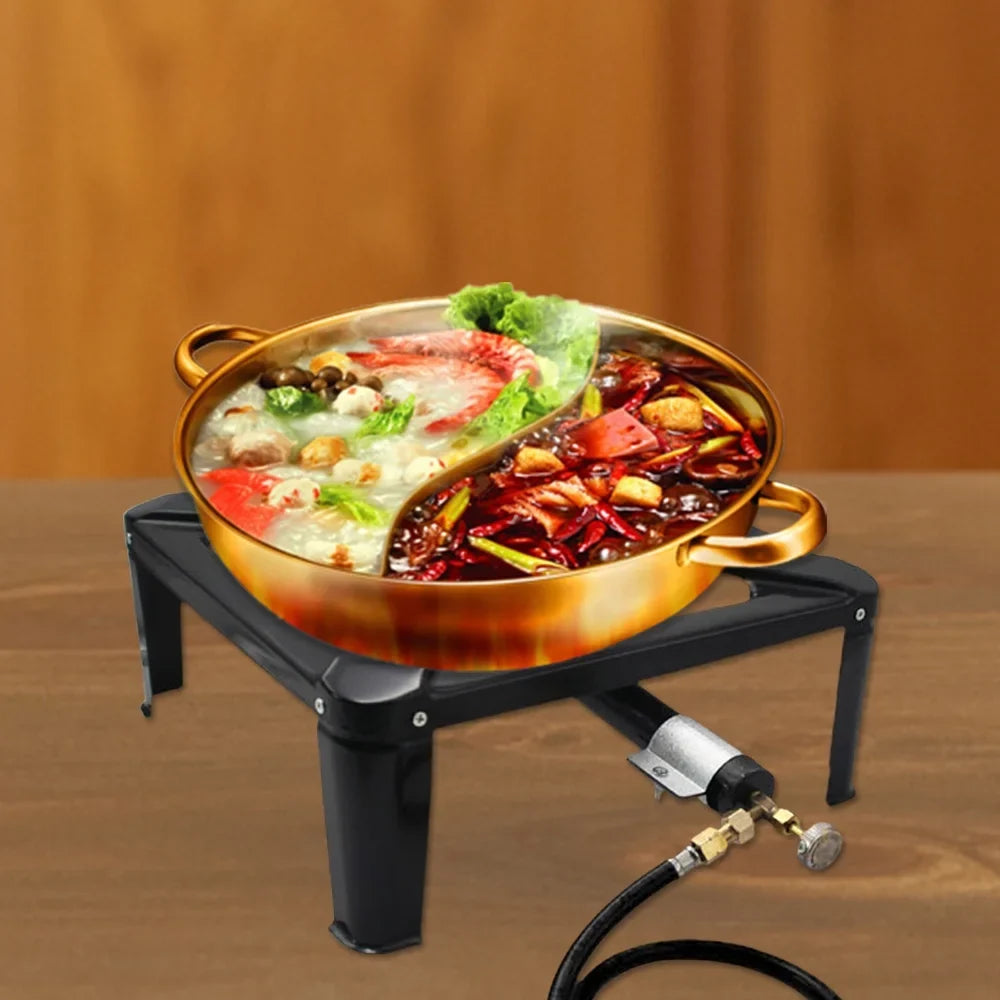Lixada Portable Cast Iron Sizetove Propane Gas Camping Sizeuitable for Outdoor Use