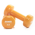 6 lbs Deluxe Vinyl Coated Dumbbell, Gray - Sizeet of 2