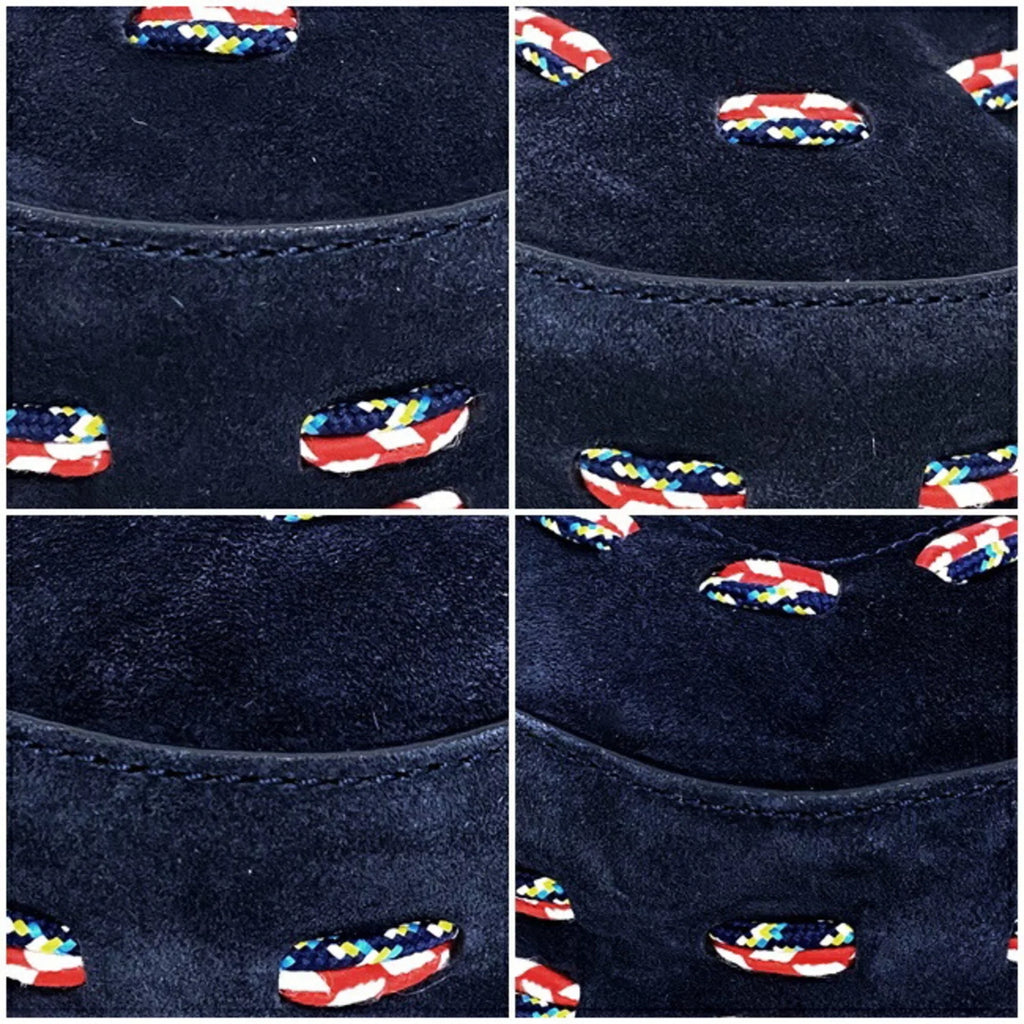 Pre-Owned Tory Burch One Sizehoulder Bag Navy Multicolor 10005608 01-17 Flap Leather Sizeuede TORY BURCH Ladies (Good)