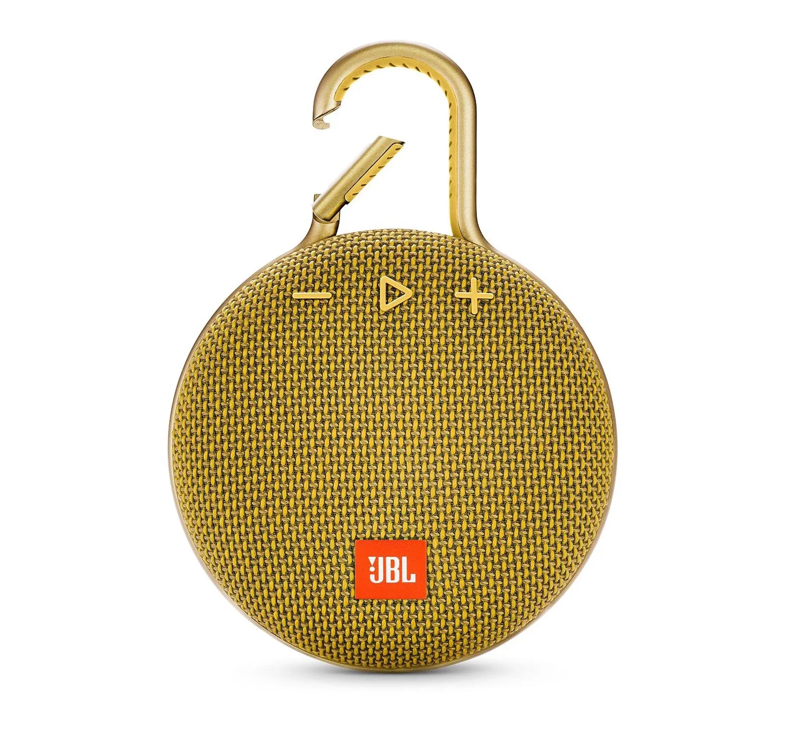 Open Box JBL Clip 3 Mustard Yellow Bluetooth Sizepeaker