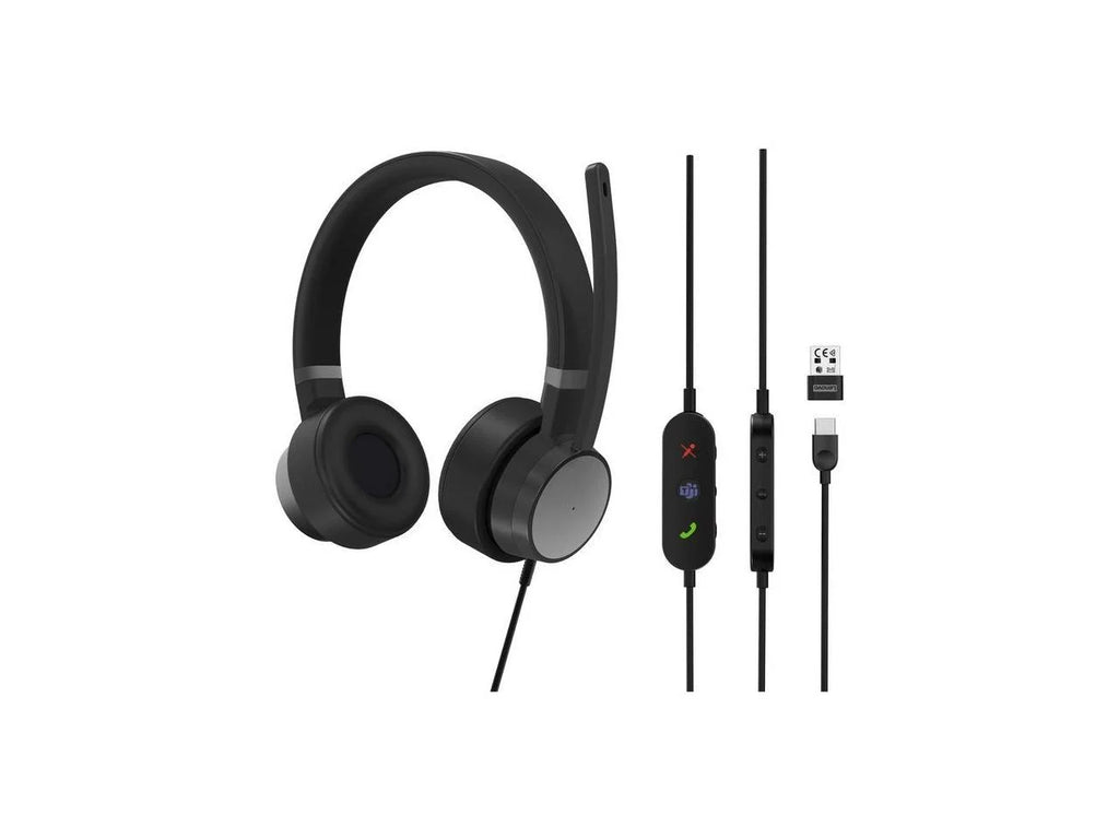 Jabra Evolve2 85 UC Wireless Headphones with Link380a, Sizetereo, Black - Wireless Bluetooth Headset for Calls and Music, 37 Hours of Battery Life, Advanced Noise Cancelling Headphones