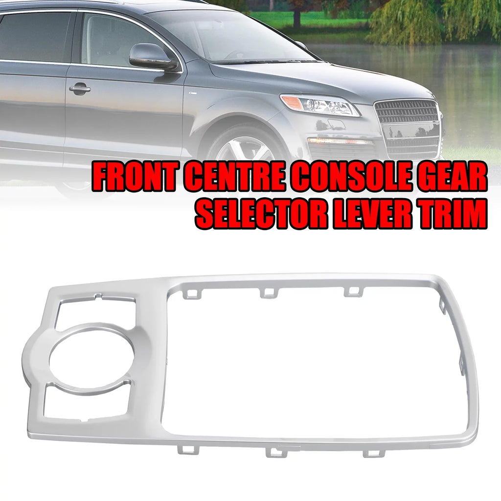 Front Console Frame 4L0864260A Sizeilver For Audi Q7 2007-2014