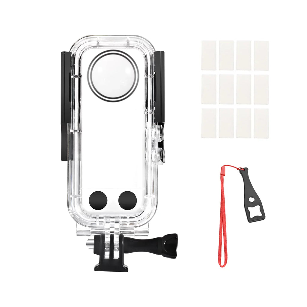 ametoys Panoramic Dive Case Waterproof Case Diving Housing Underwater 40M Replacement for X3