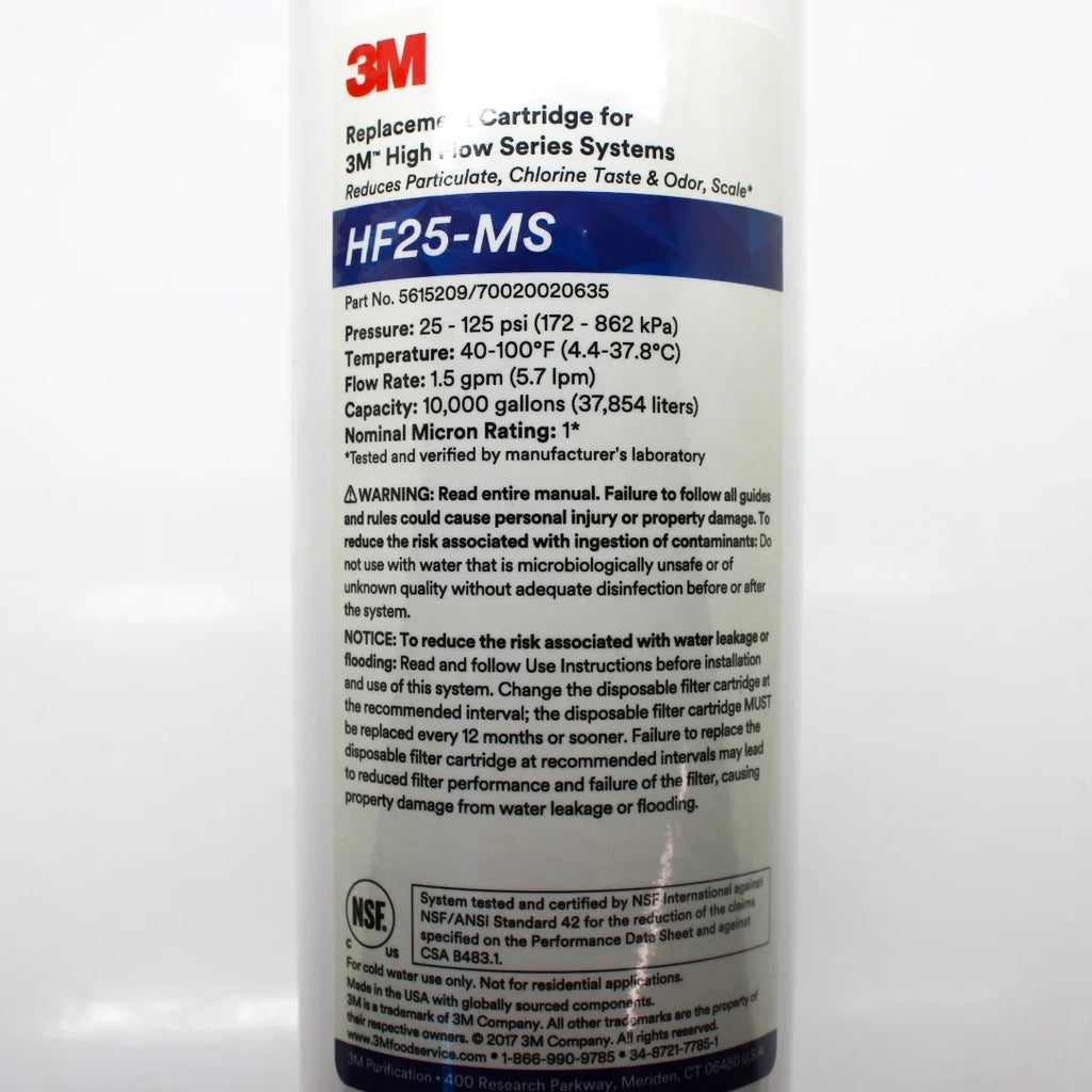 3M HF25-MSize Replacement Cartridge 123488 5615209 7000001677