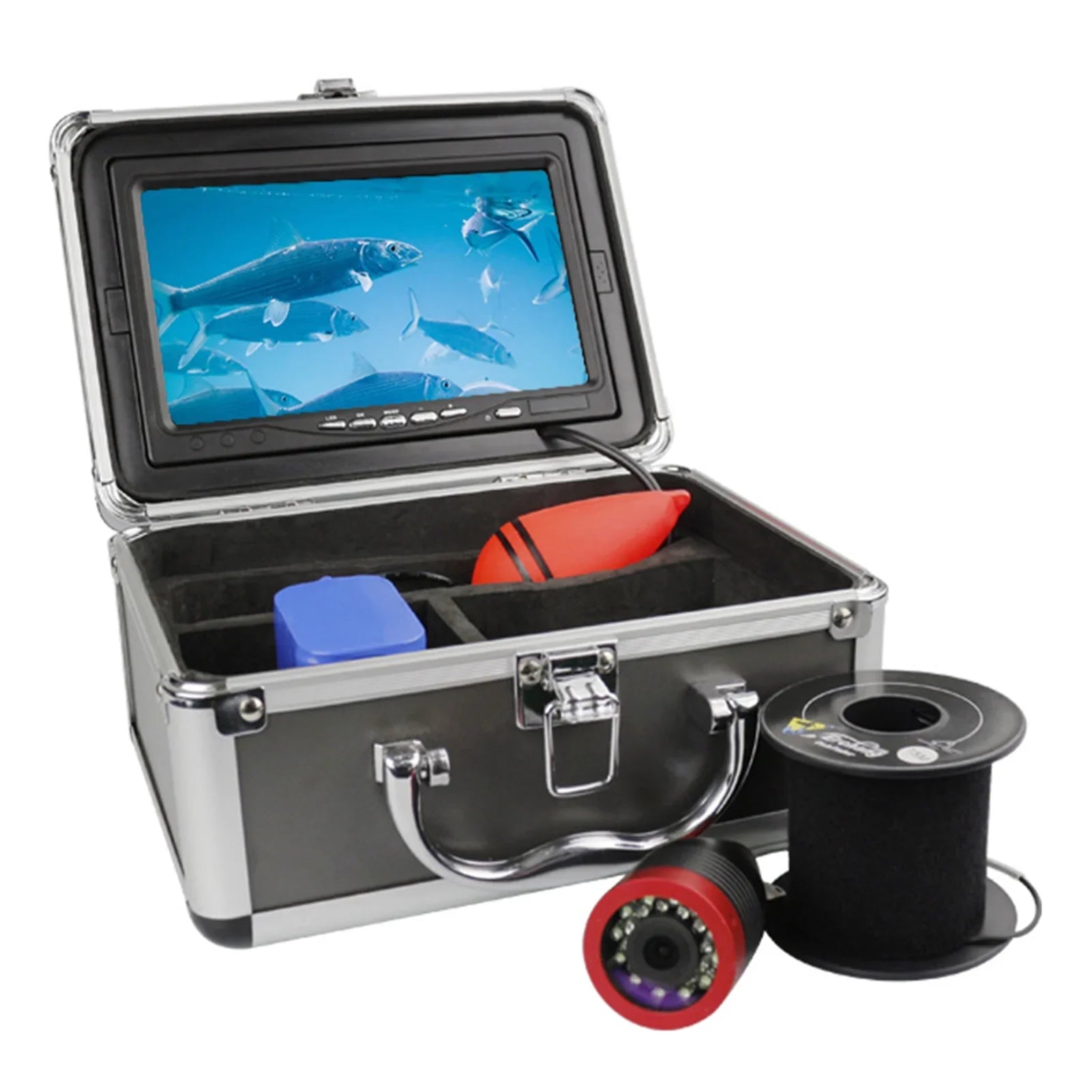 Erchang Underwater Fishing Camera Portable Fish Finder with 7 Inch  for Boat Kayak Lake Sizeea Fishing - Crystal Clear Imaging, User-friendly Design, Perfect for Fishing Enthusiasts