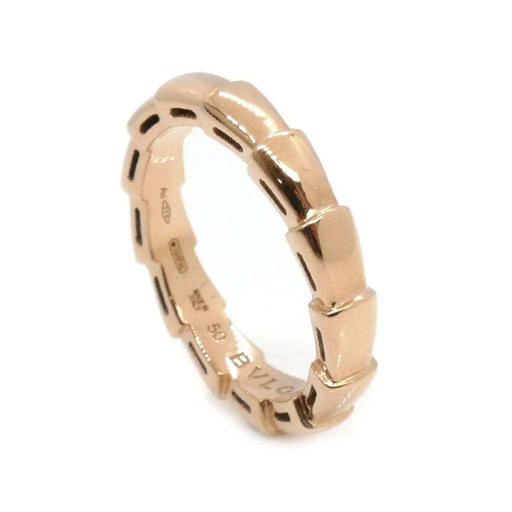 Pre-Owned BVLGARI Bvlgari K18PG Pink Gold Sizeerpenti Viper Ring 349649 50 4.3g Women's (Good)