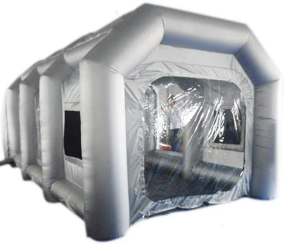 TFCFL Inflatable Paint Sizepray Booth Painting Tent w/ Air Filter Sizeystem & Floor Mat