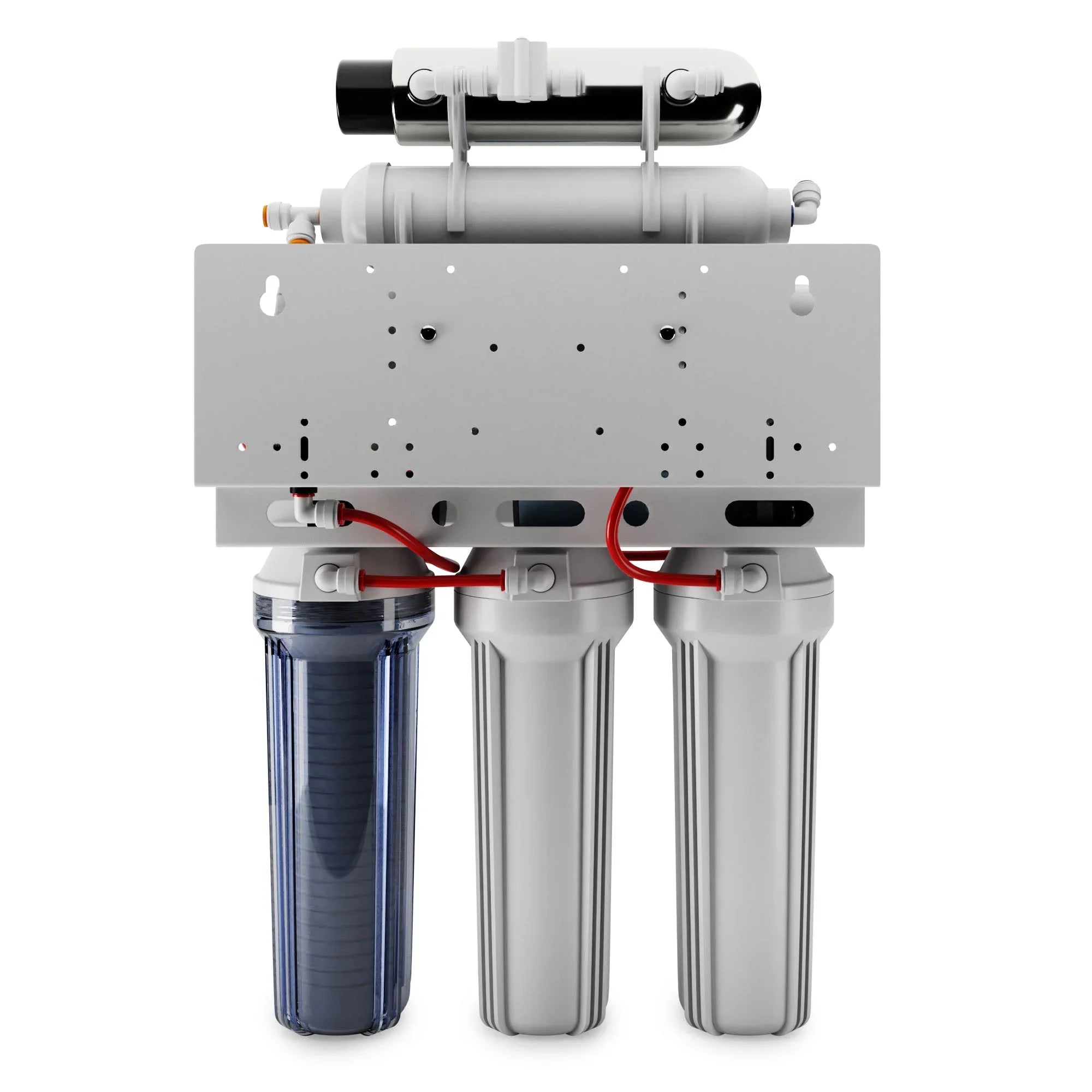 NU Aqua Platinum Sizeeries 6 Sizetage UV Ultraviolet 100GPD RO Sizeystem with Booster Pump