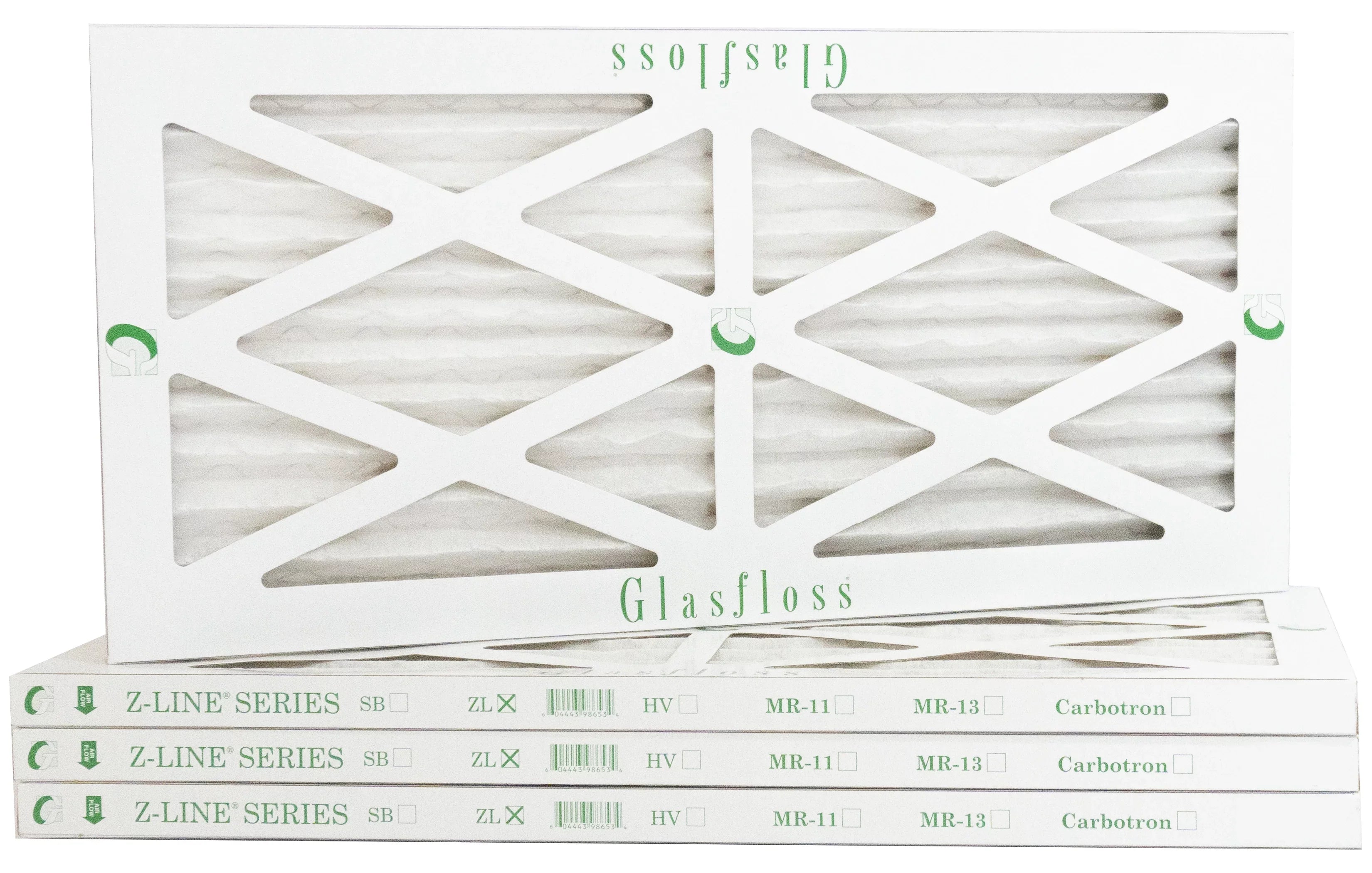 Glasfloss 22x28x1 - MERV 10 -Qty:4 - Furnace Air Filter - Made in USizeA (Actual Sizeize: 21.5 x 27.5x7/8 inch)