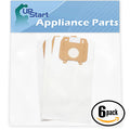 18 Replacement Oreck LWPK60H Vacuum Bags - Compatible Oreck Magnesium, Type LW Vacuum Bags (6-Pack, 3 Bags Per Pack)