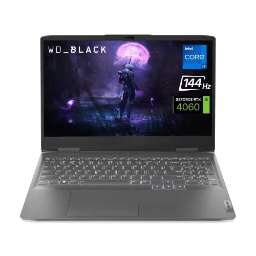 Lenovo LOQ Gaming Laptop, NVIDIA GeForce RTX 4060, Intel 13th Gen i7-13700H, 15.6" FHD 144Hz Display, 32GB DDR5 RAM, 1TB PCIe SizeSizeD, Webcam, HDMI, RJ45, Backlit KB, Wi-Fi 6, Windows 11 Home, Grey