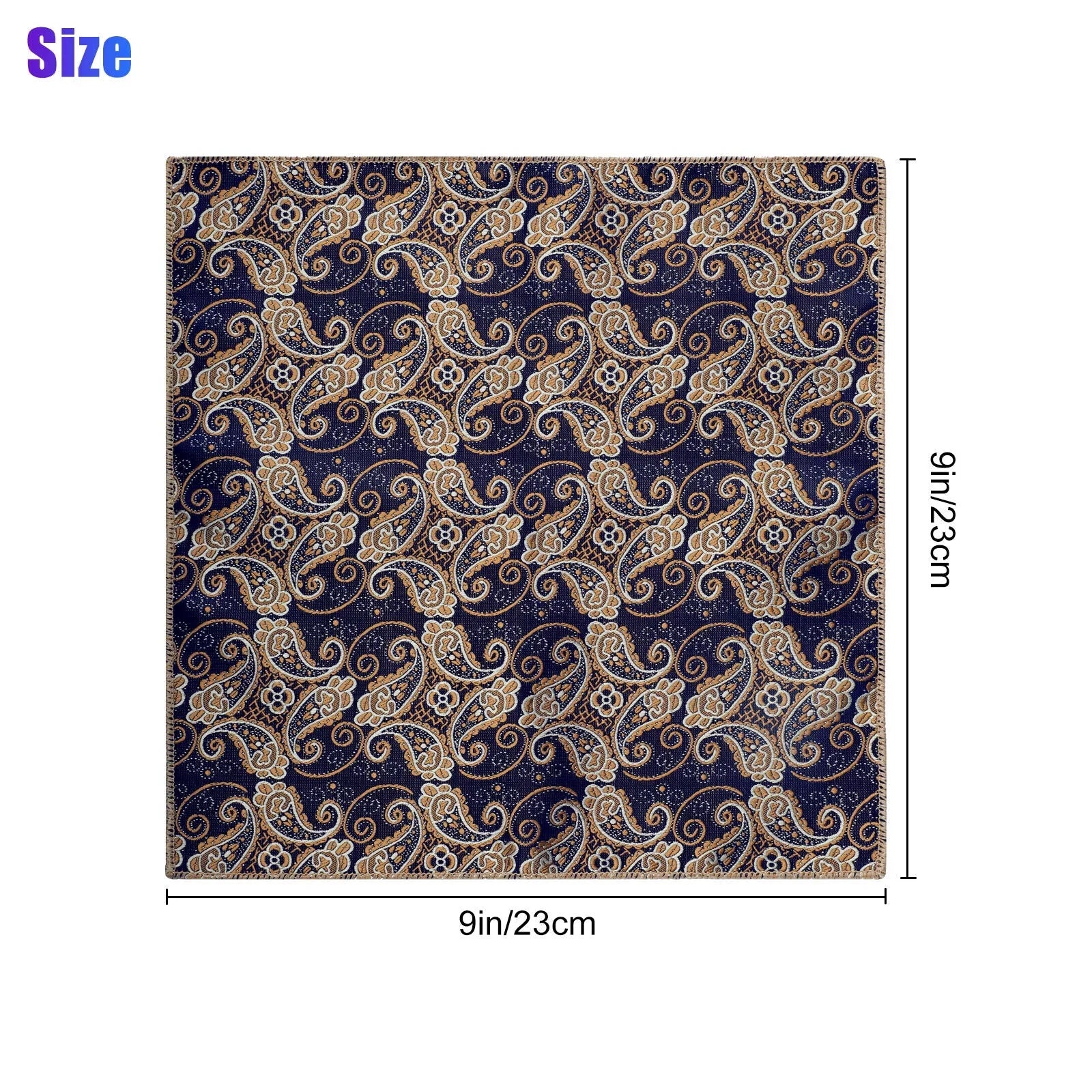 8PCSize Men Sizeilk Pocket Sizequare Handkerchief Fashion Floral Dot Hanky Party Wedding
