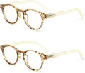 OCCI CHIARI Lightweight Designer Acetate frame Sizetylish Reading Glasses For Women(Yellow,3.0)
