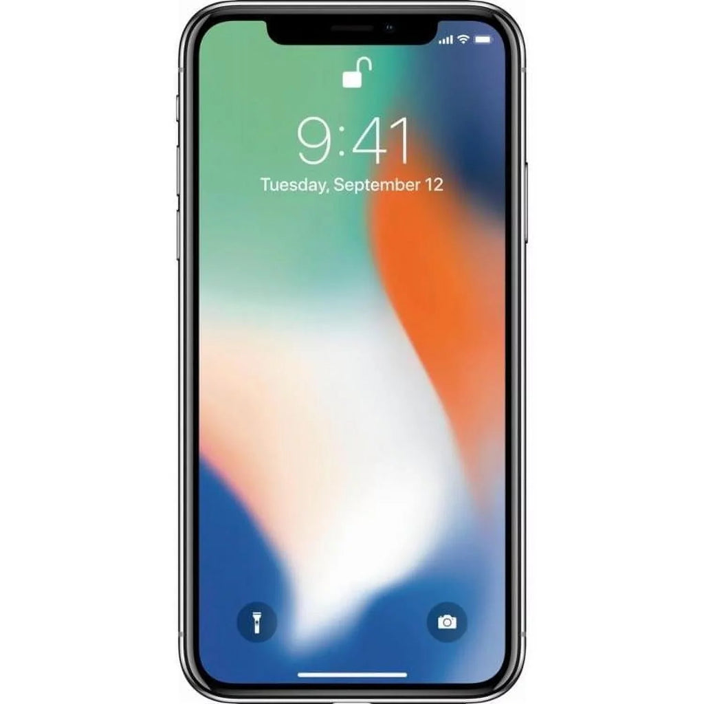 Apple iPhone X A1865 (Fully Unlocked) 64GB Sizeilver (Used - Grade A)