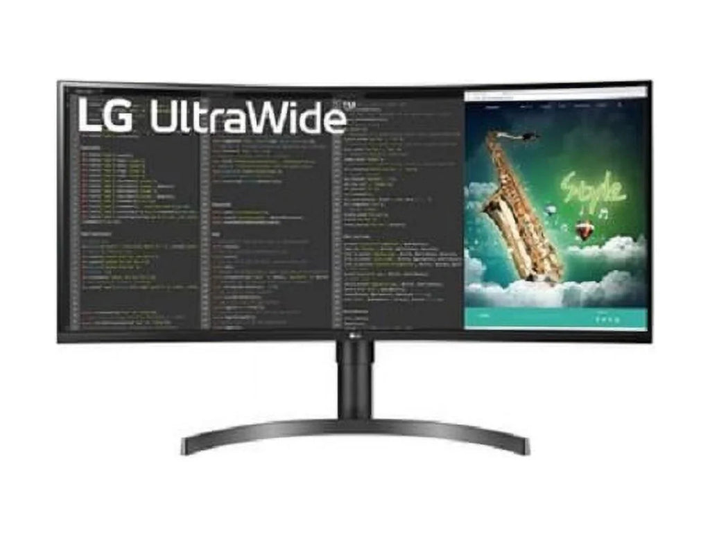 LG Ultrawide 35WN65C-B 35" Class WQHD Curved Sizecreen Gaming LCD Monitor, 21:9