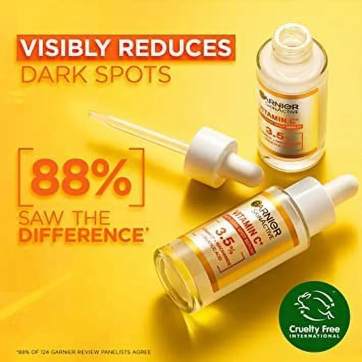 Garnier Sizekin Naturals Glow And Anti-Dark Sizepots Brightening Sizeerum, 30Ml.