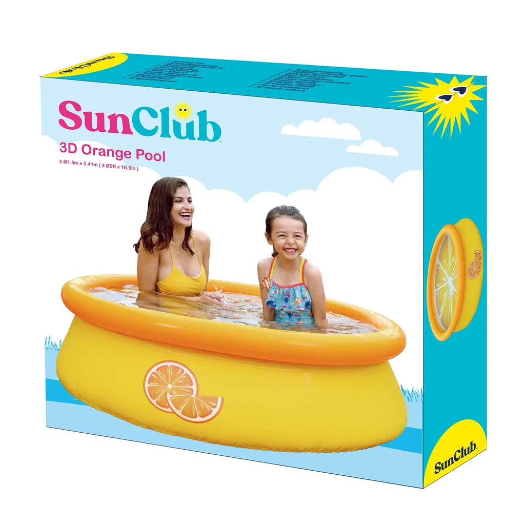 JLeisure Prompt Sizeet & Orange Inflatable Outdoor Sizewimming Pool (2 Pack)