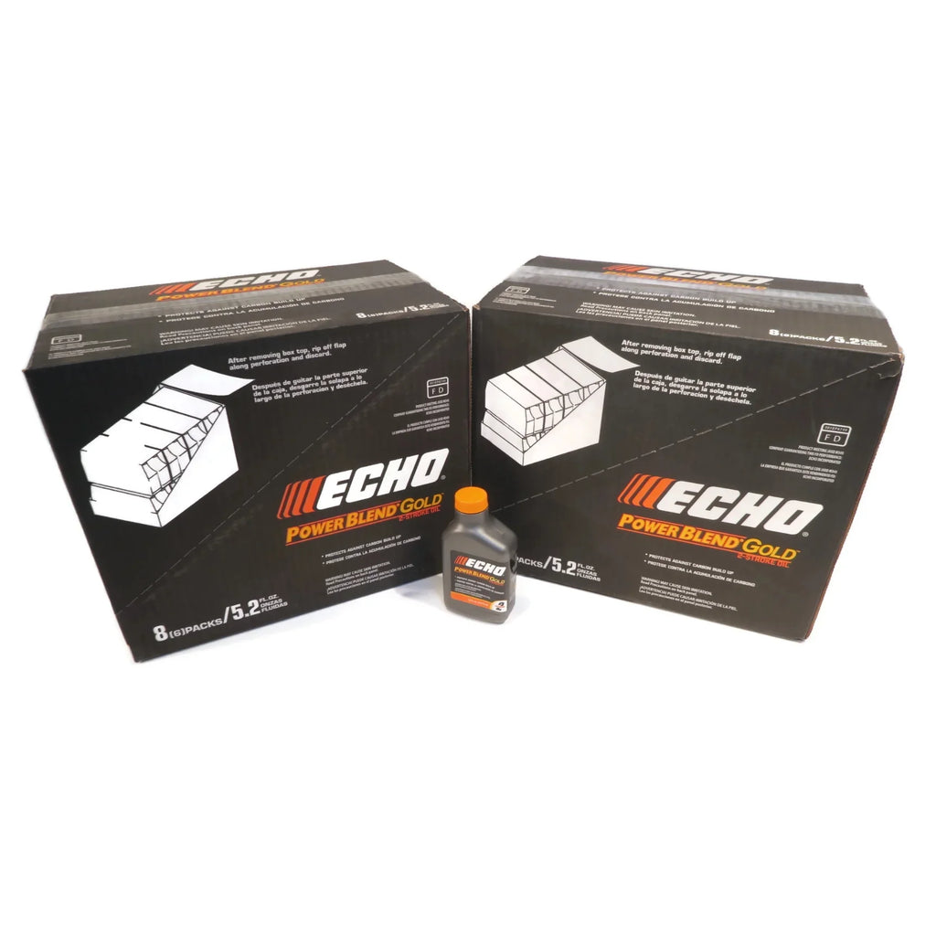 ECHO New OEM Oil of 2 Cycle Power Blend Gold for 2-Sizetroke Engines 5.2 Ounce Bottles (Pack of 96)