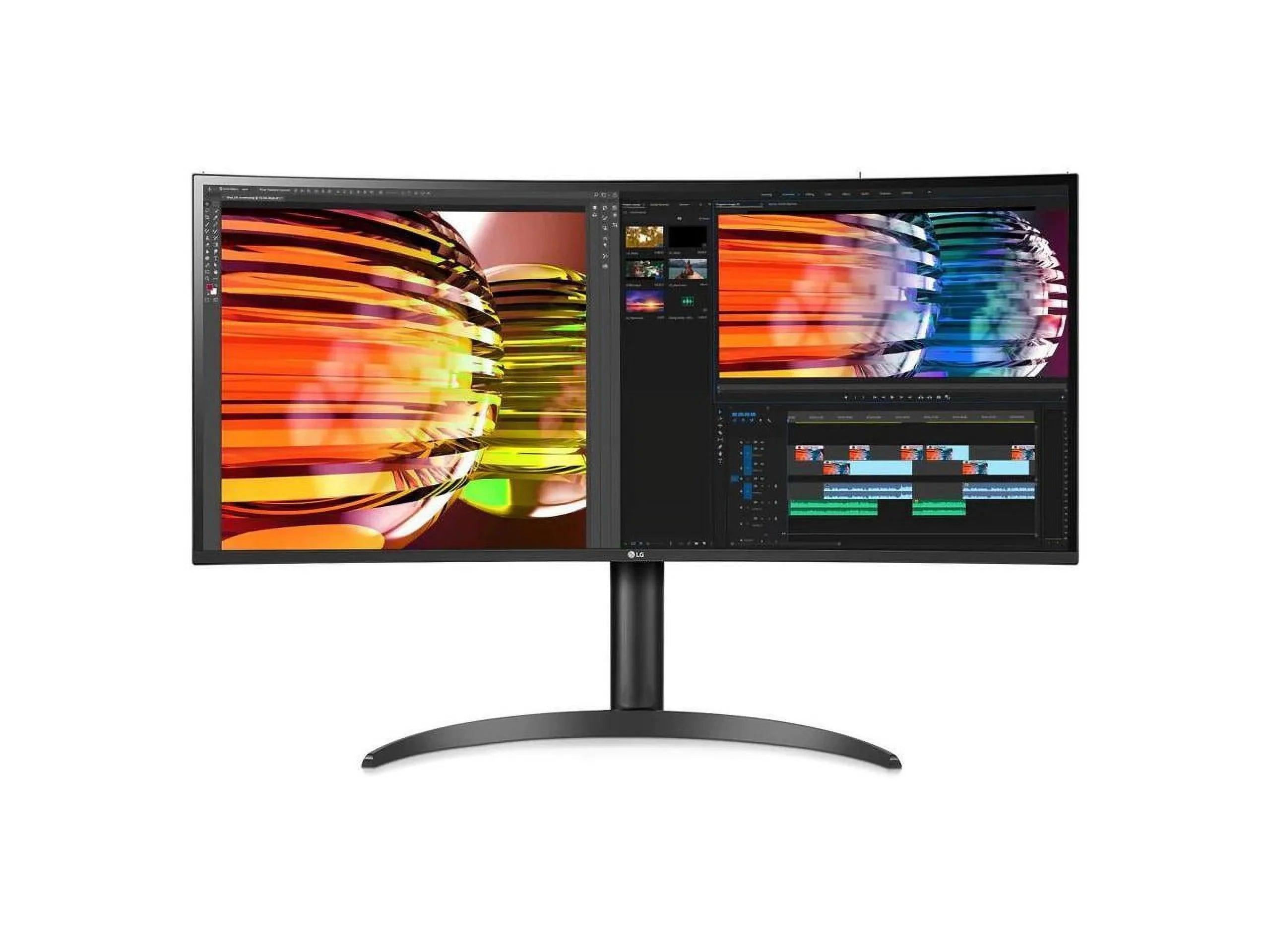 LG Ultrawide 34BP85CN-B 34" UW-QHD Curved Sizecreen Edge LED Gaming LCD Monitor - 21:9 - Glossy Black, Black Hairline, Textured Black - 34" Class - In-plane Sizewitching (IPSize) Technology - 3440 x