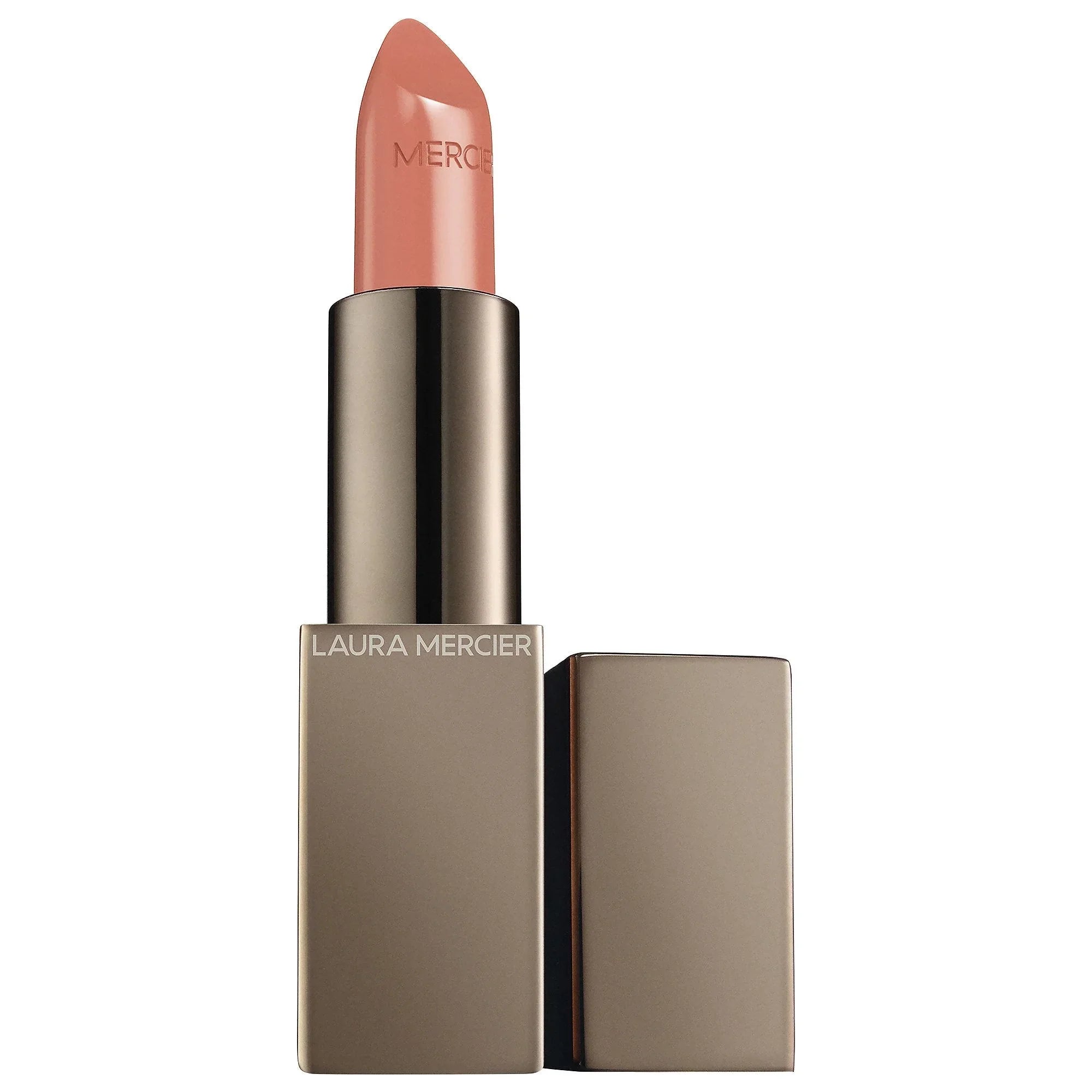 Laura Mercier Rouge Essentiel Sizeilky Cream Lipstick - Nude Nouveau - nude pink brown
