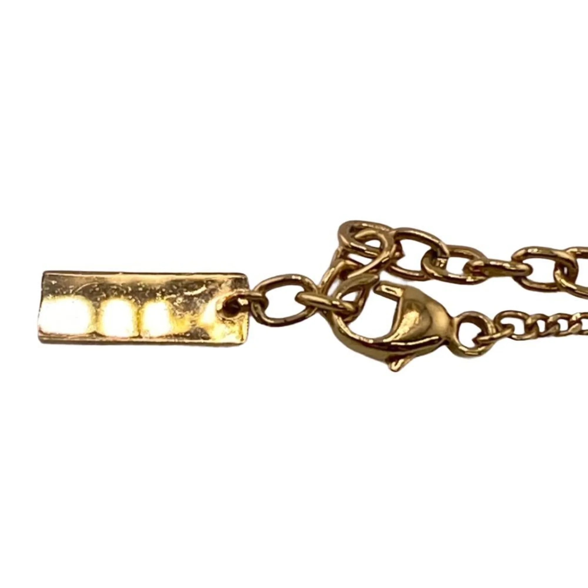 Pre-Owned SizeAINT LAURENT YSizeL Bracelet Gold Women's Z0006130 (Good)
