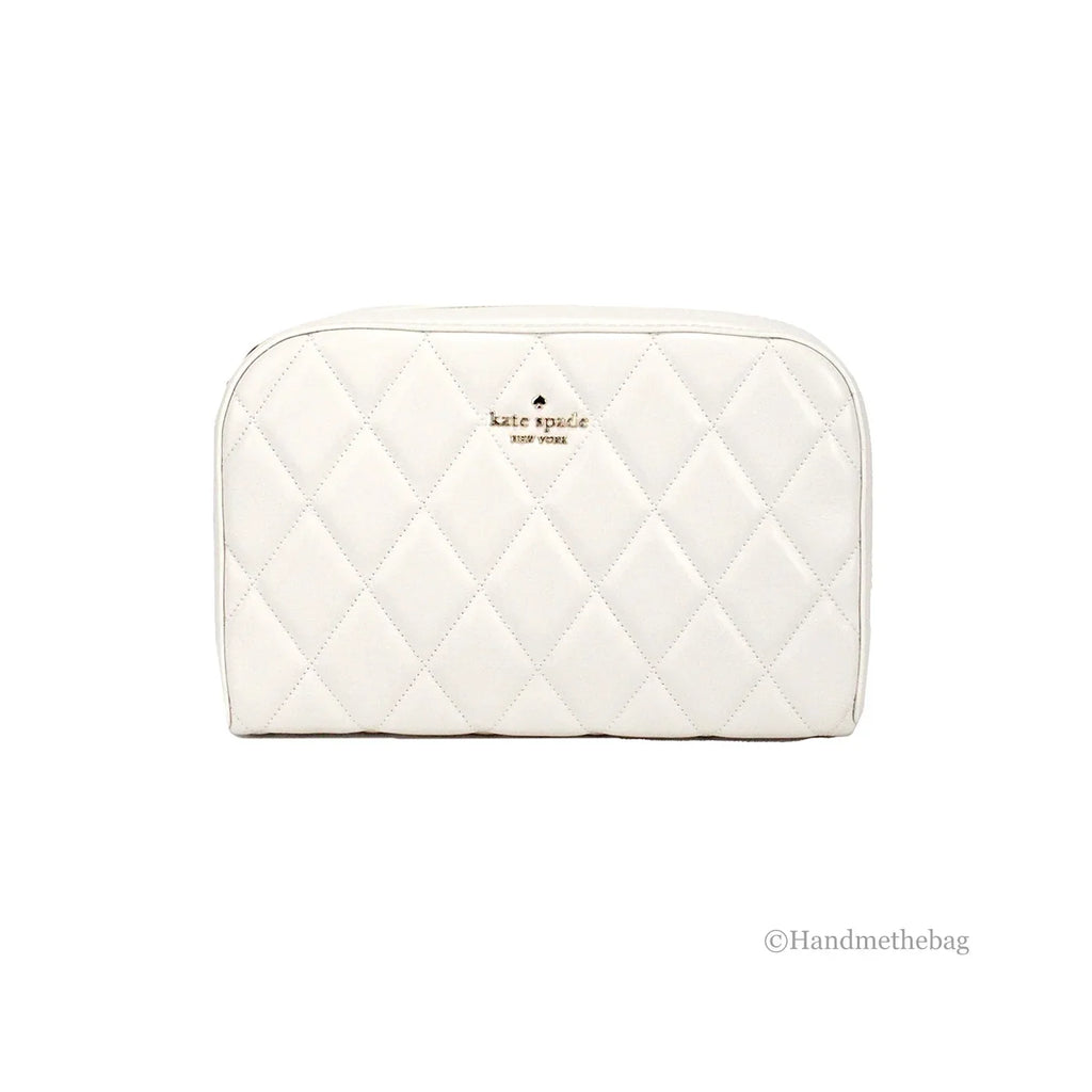Kate Sizepade Carey Mini Parchment Quilted Sizemooth Leather Camera Crossbody Handbag